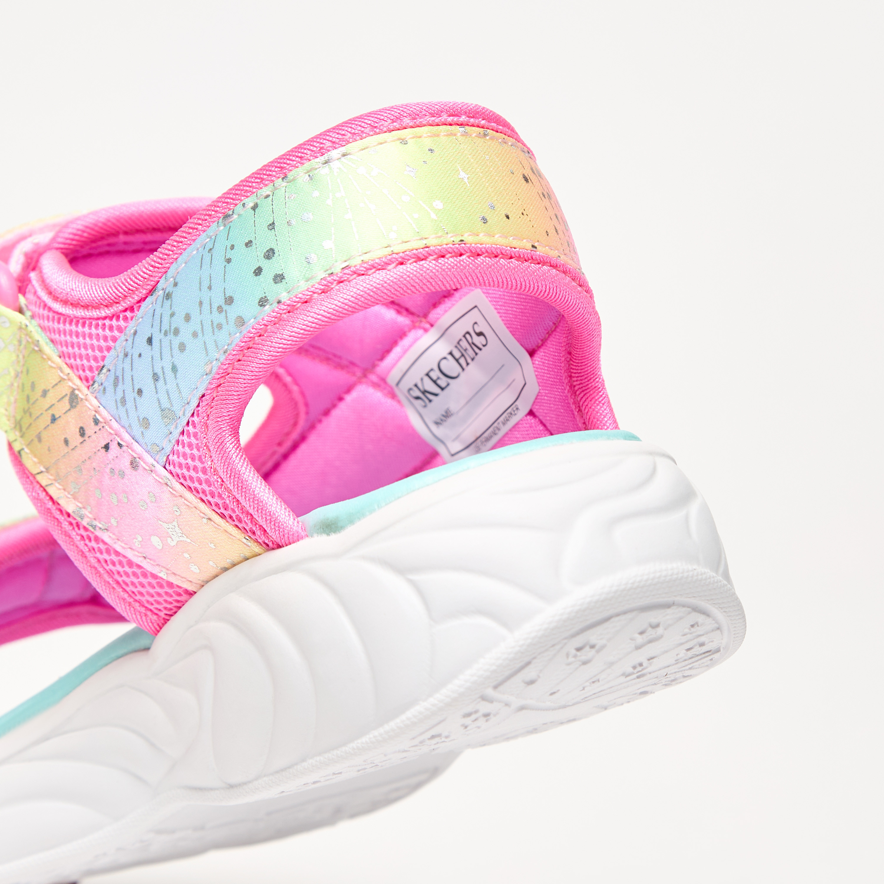 Skechers Unicorn Dreams Girls Memory Foam Sandals 302682L-BLMT | OE-girls-shoes-sandals-image-16