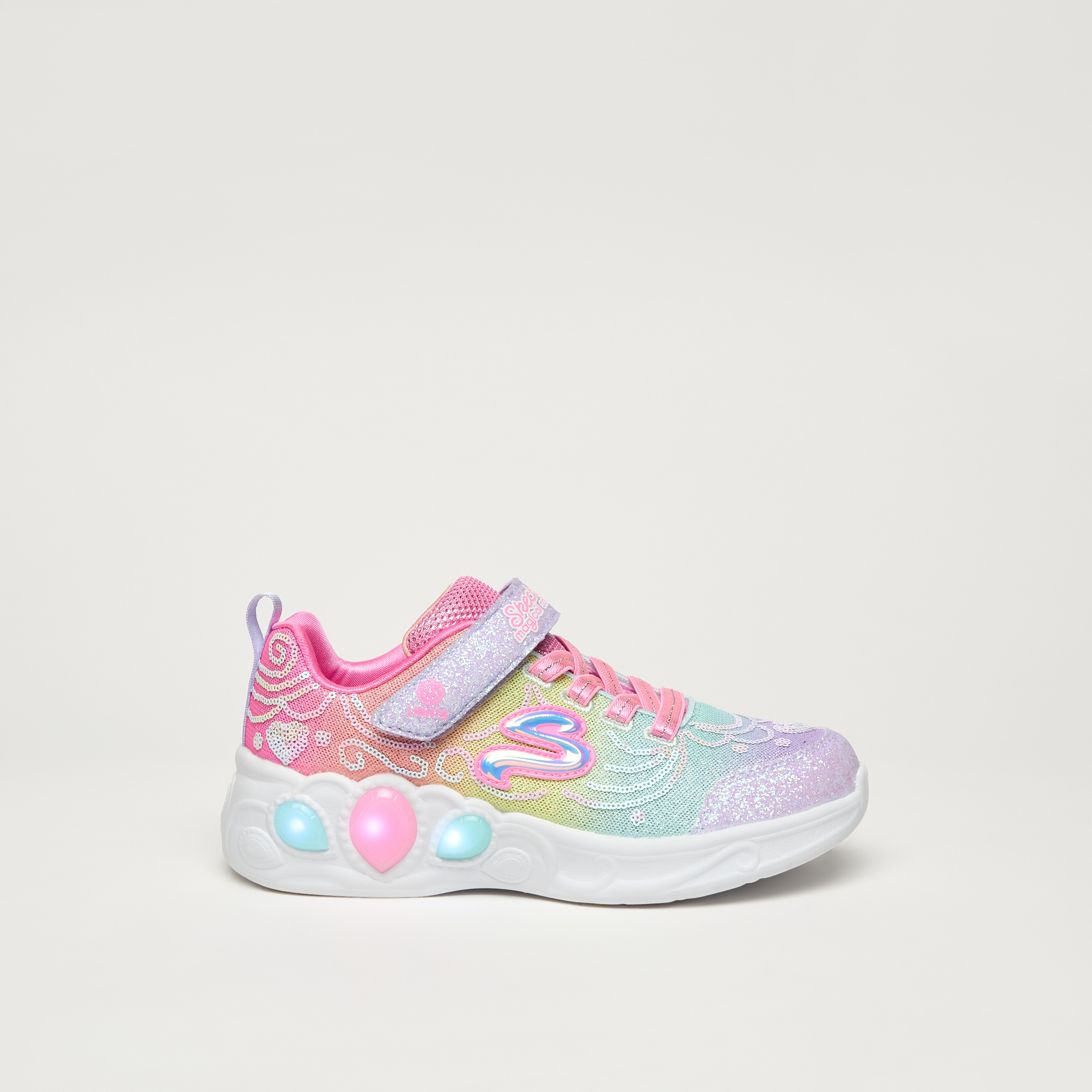 سكيتشرز حذاء رياضي برنسيس ويشز ميموري فوم للبنات 302686L-MLT | OE-girls-shoes-sneakers-image-4