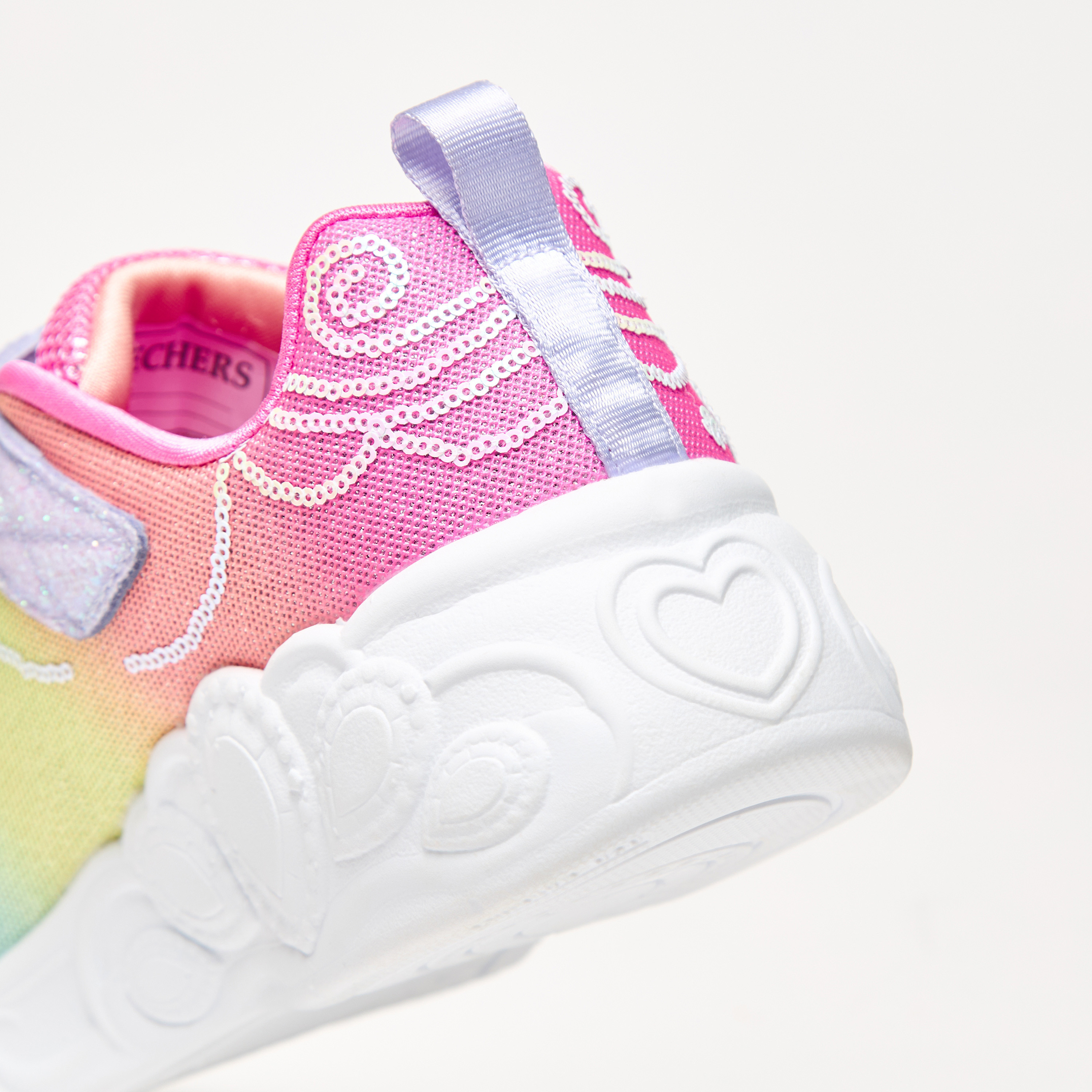 Skechers Princess Wishes Girls Memory Foam Sneakers 302686L-MLT | OE-girls-shoes-sneakers-image-8