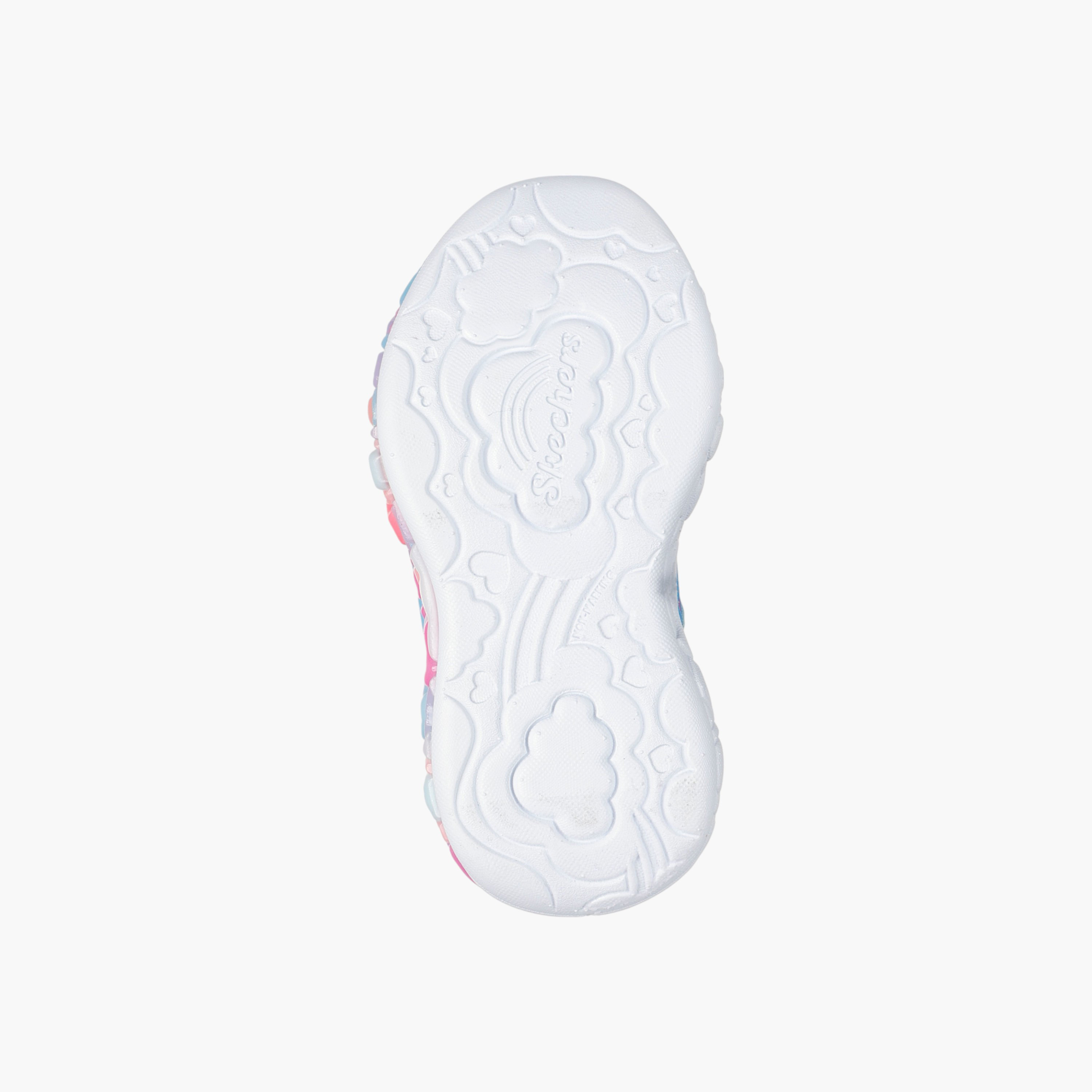 Skechers Girls' ETERNAL HEART LIGHTS Sneakers with Hook and Loop Closure - 302696N-LBMT-girls-shoes-sneakers-image-4