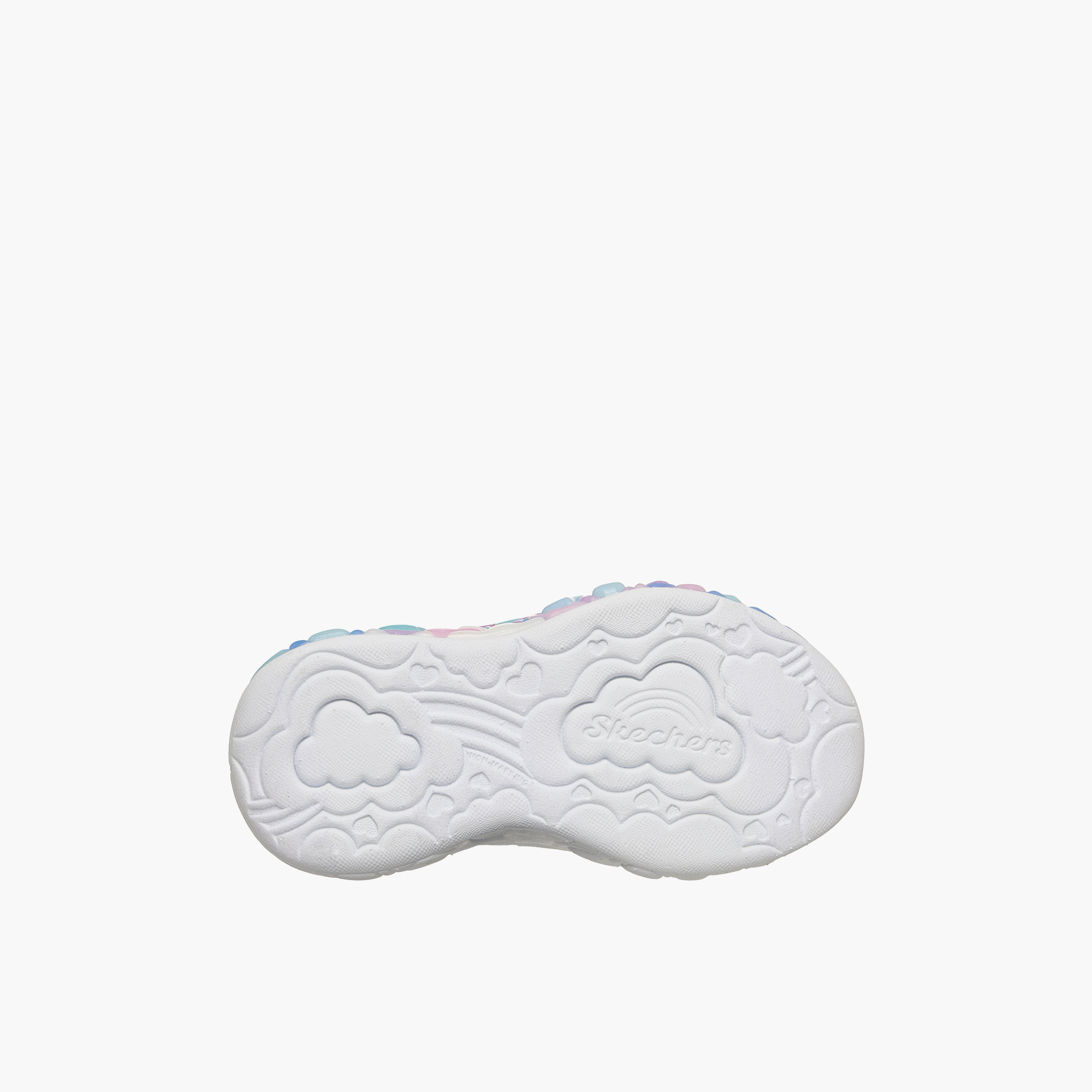 حذاء سنيكرز بشريط إغلاق لاصق إتيرنال هارت لايتس للبنات من سكيتشرز-sports-girls-shoes-image-1