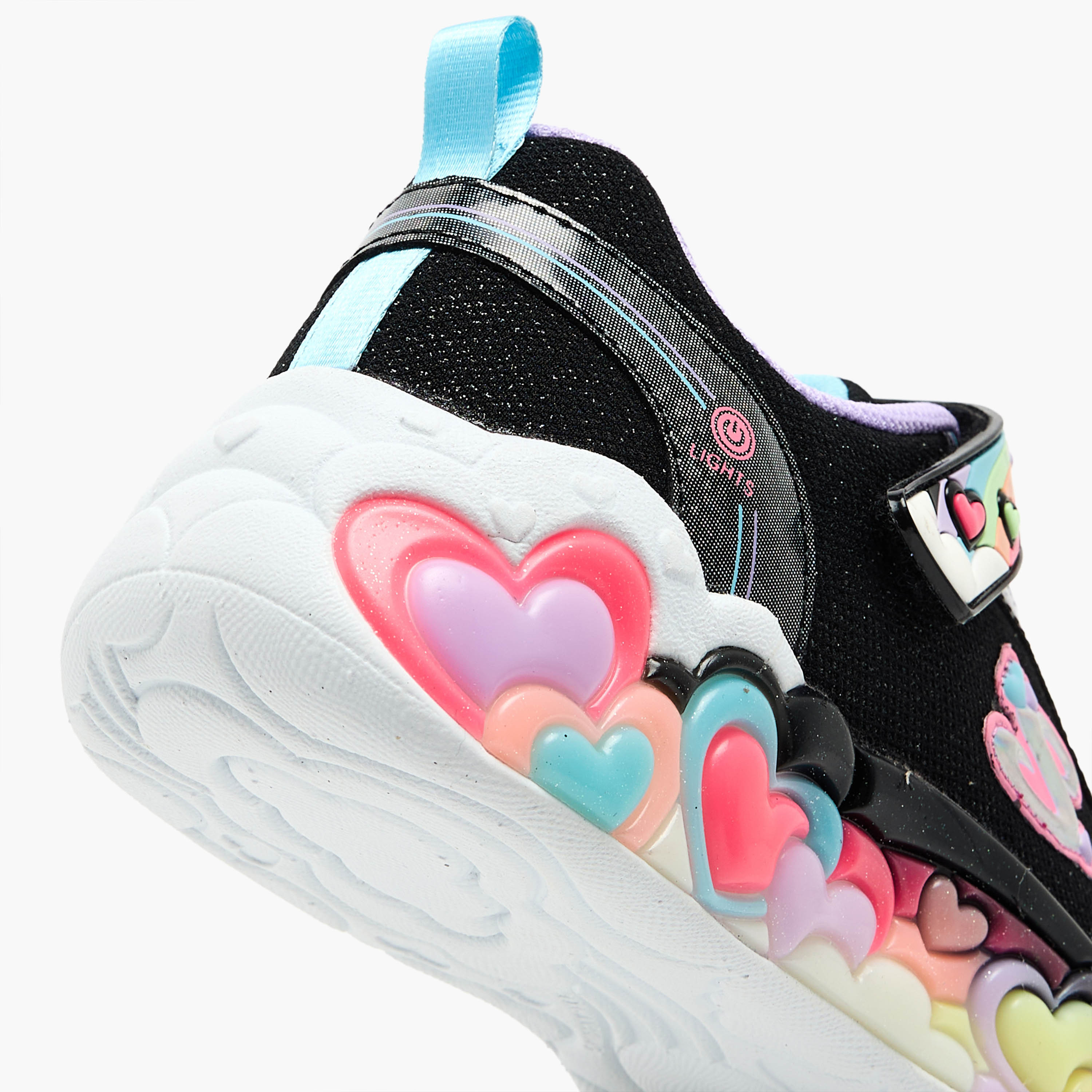 سكيتشرز- حذاء رياضي للبنات "إترنال هارت لايتس" بخطاف وحلقة 302697L | OE-girls-shoes-sneakers-image-5
