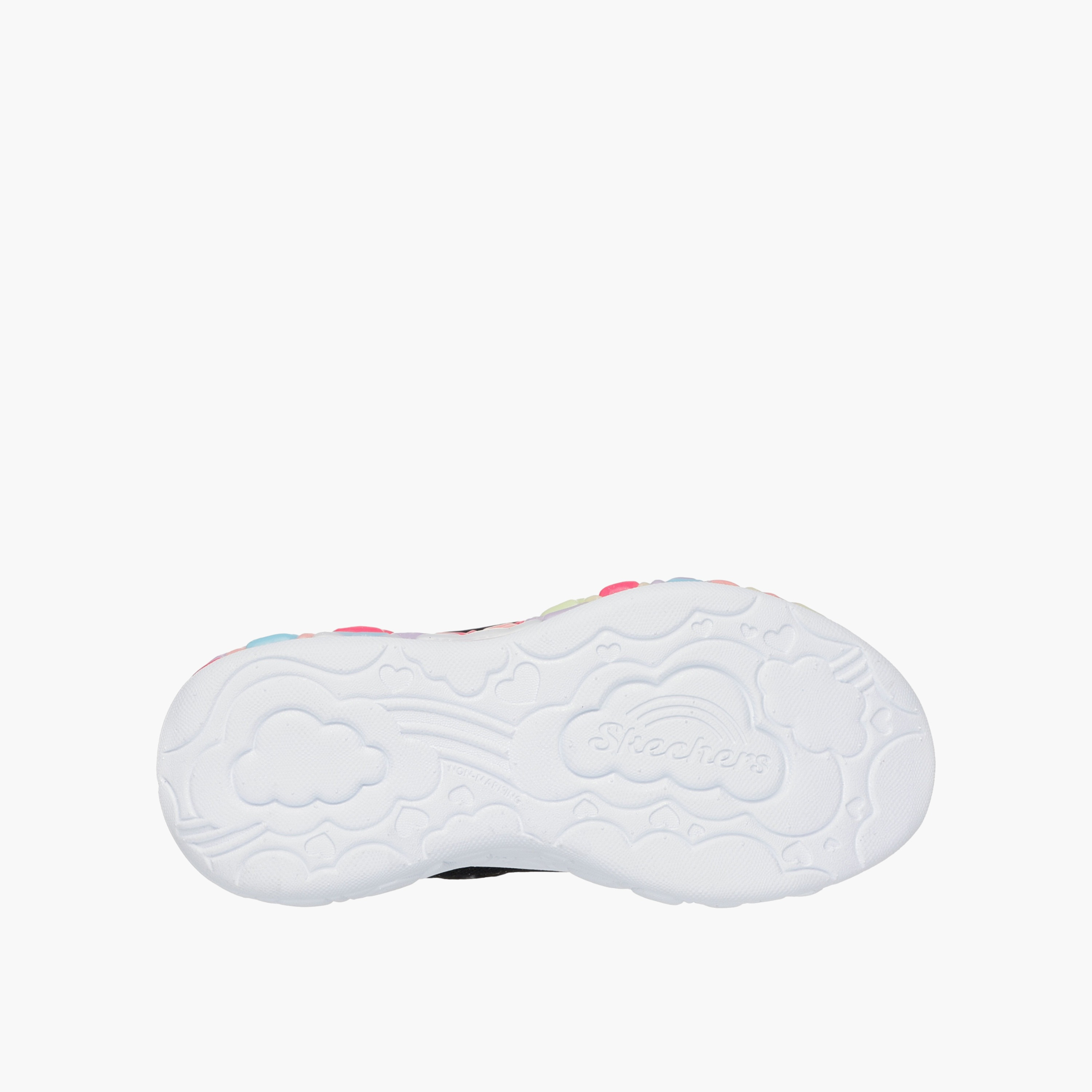 Skechers Girls ETERNAL HEART LIGHTS - UP Hook & Loop Sports Shoes-girls-shoes-sneakers-image-3