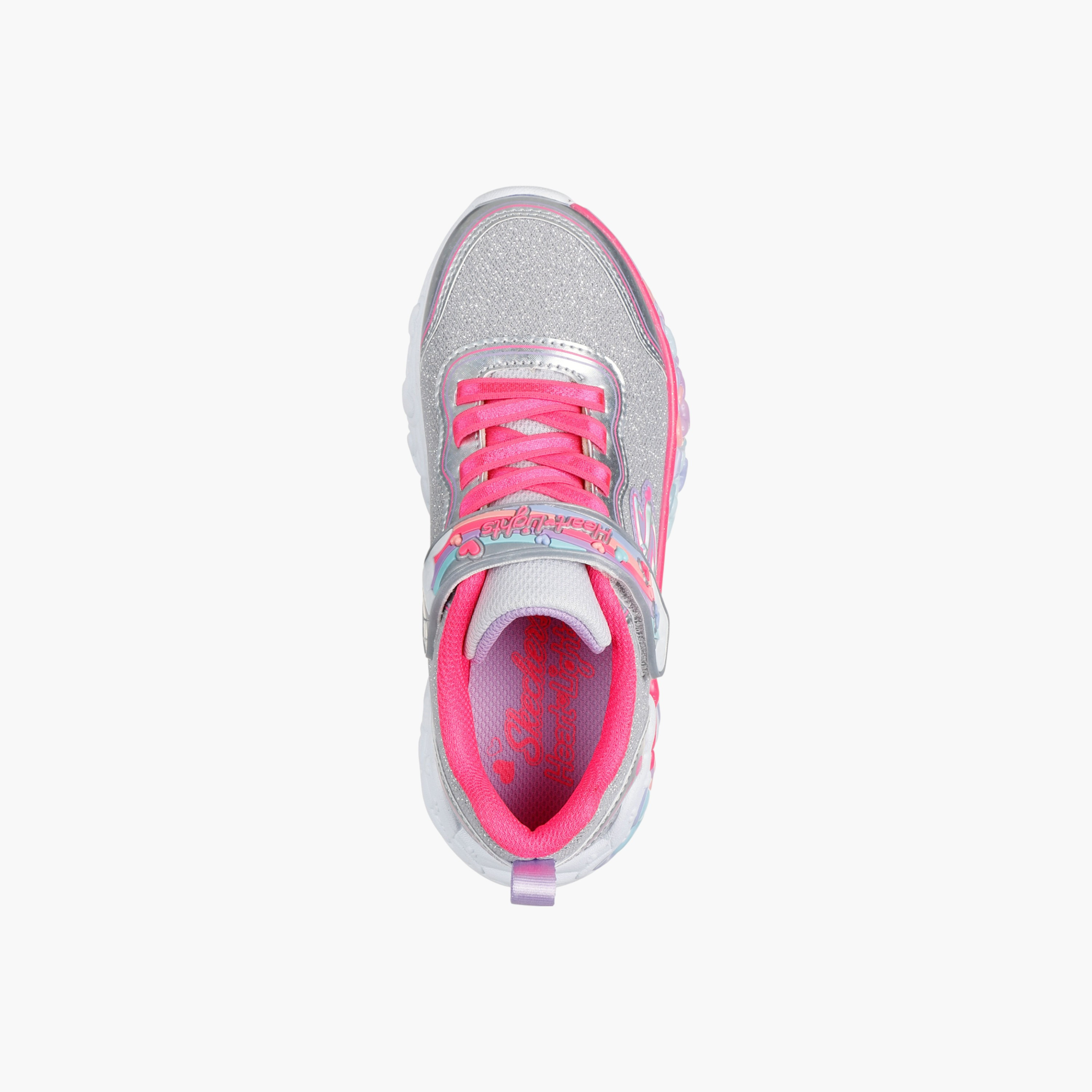 Skechers Girls Eternal Heart Hook & Loop Walking Shoes-girls-shoes-sneakers-image-2