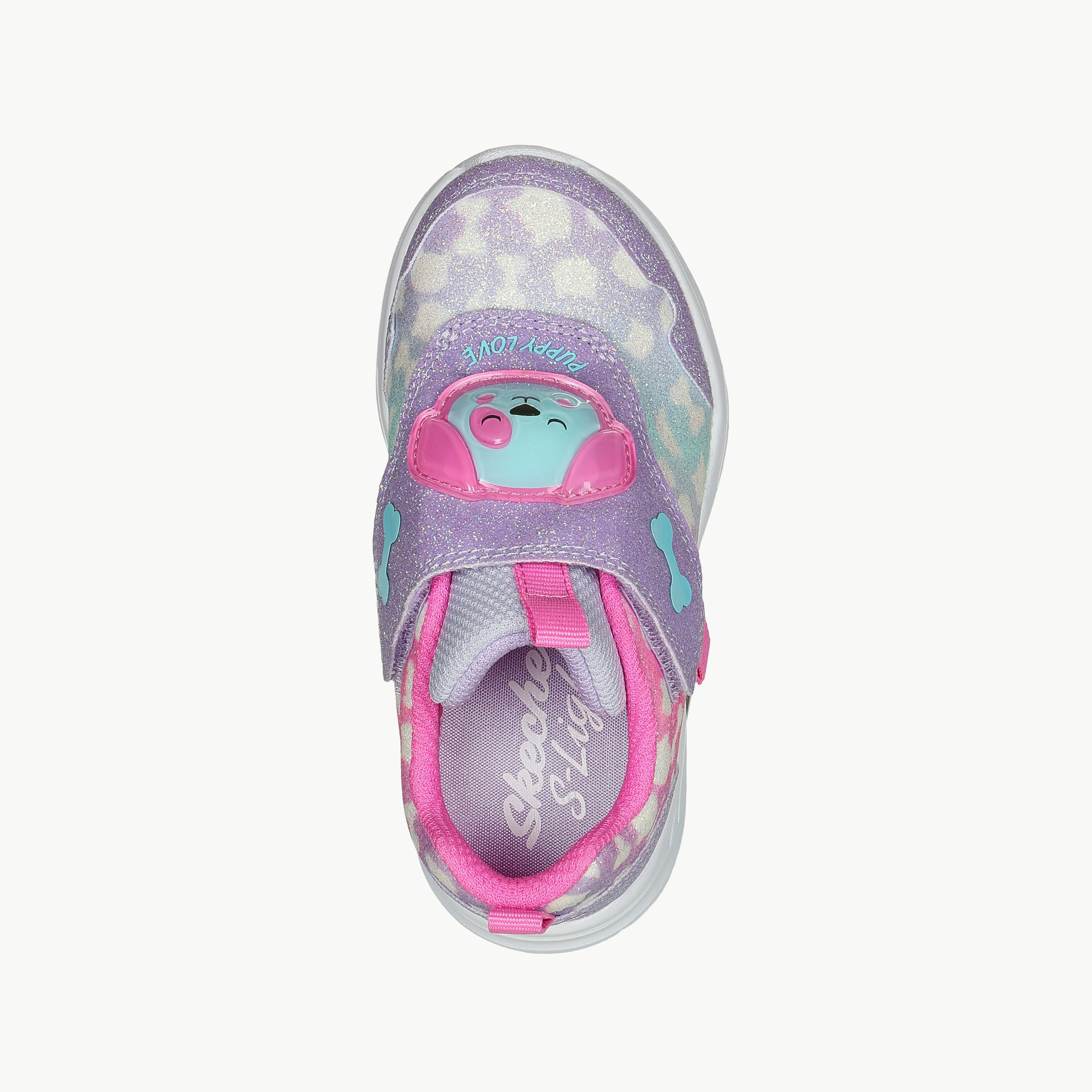 حذاء سكتشرز جليمر كيكس للأطفال سهل الارتداء | 302698N-baby-girls-shoes-closedshoes-image-4