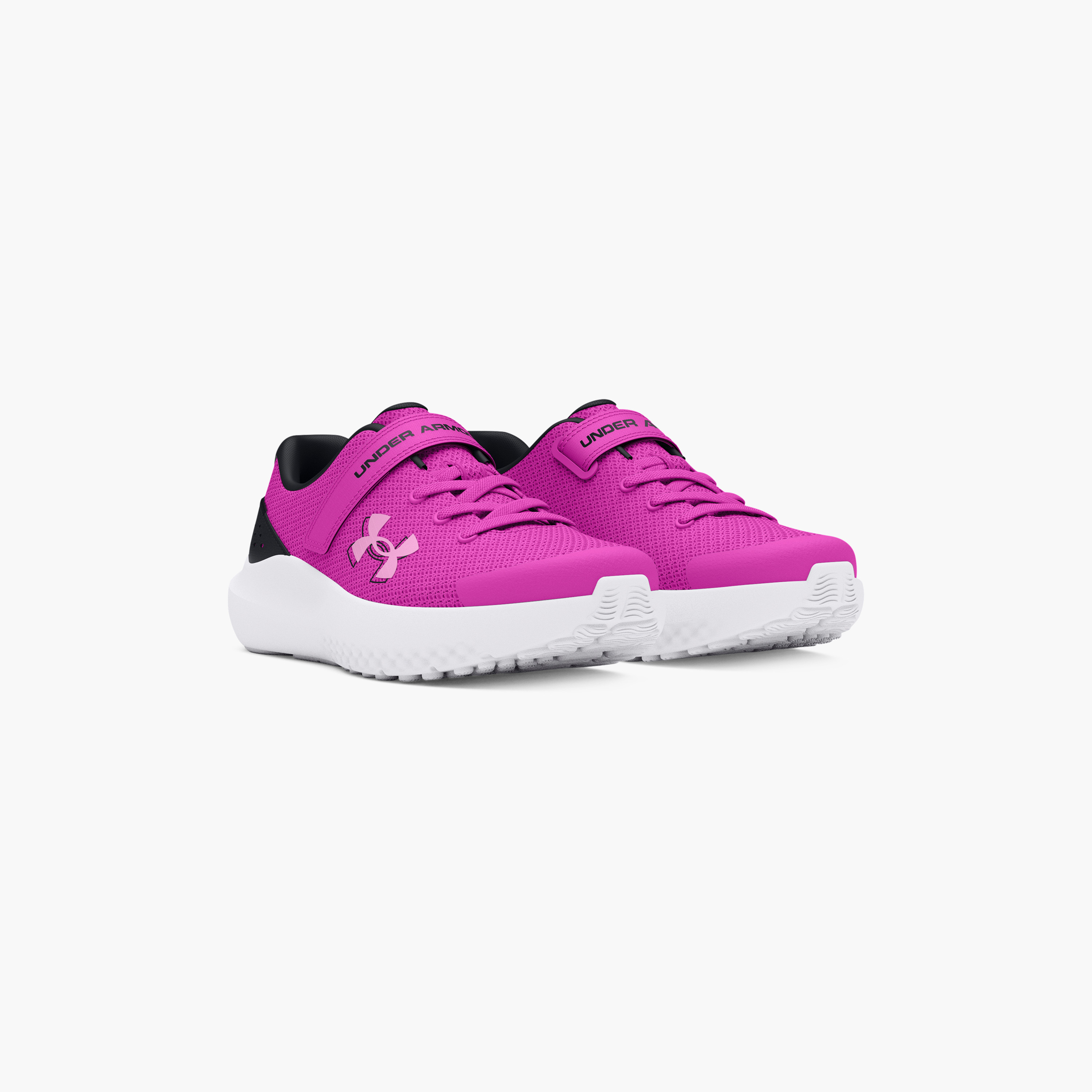 Under Armour Girls CHARGED SURGE Hook & Loop Running Shoes-girls-shoes-sports-image-1