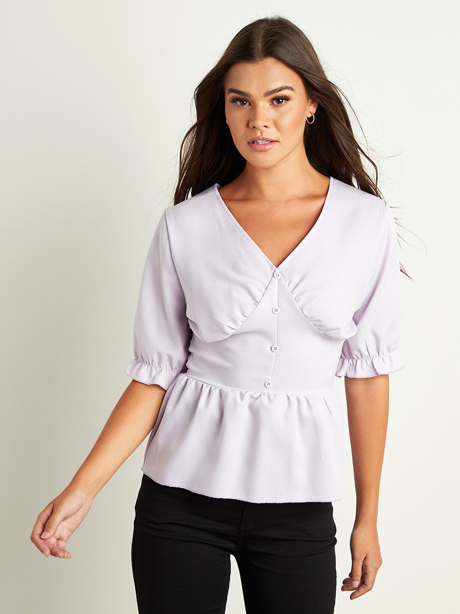بلوزة بتصميم مشد من ستايلي-women-clothing-shirtsandblouses-blouses-image-1