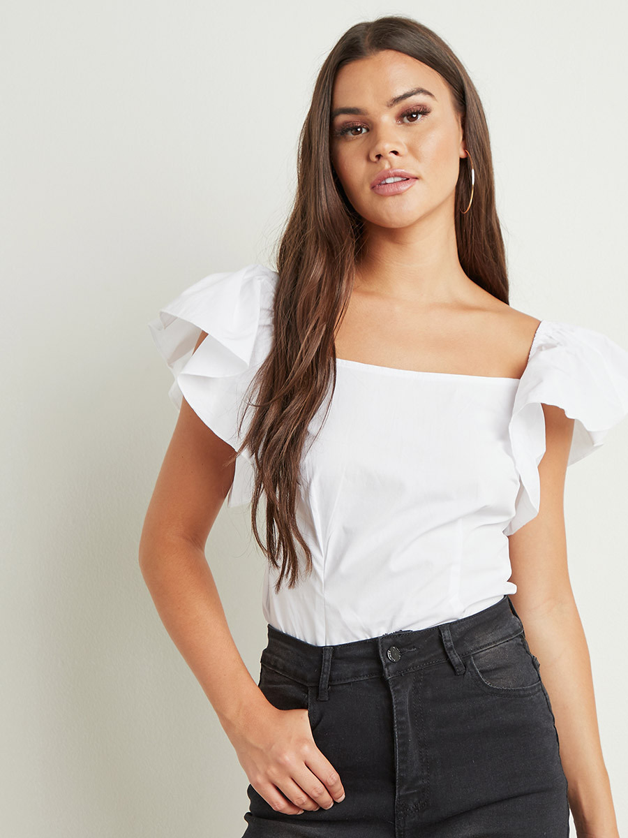 بودي سوت بكشكش من ستايلي-women-clothing-tshirts-image-2
