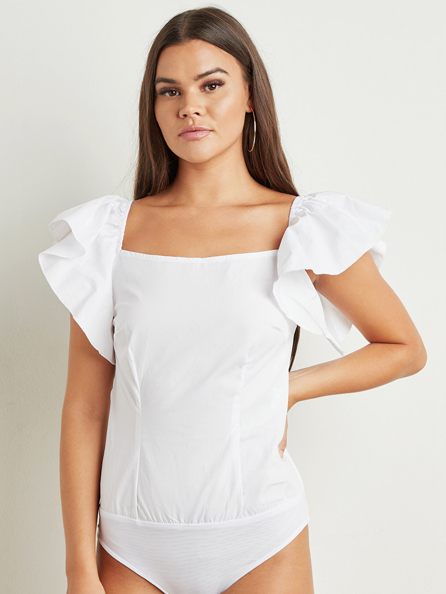 بودي سوت بكشكش من ستايلي-women-clothing-tshirts-image-3