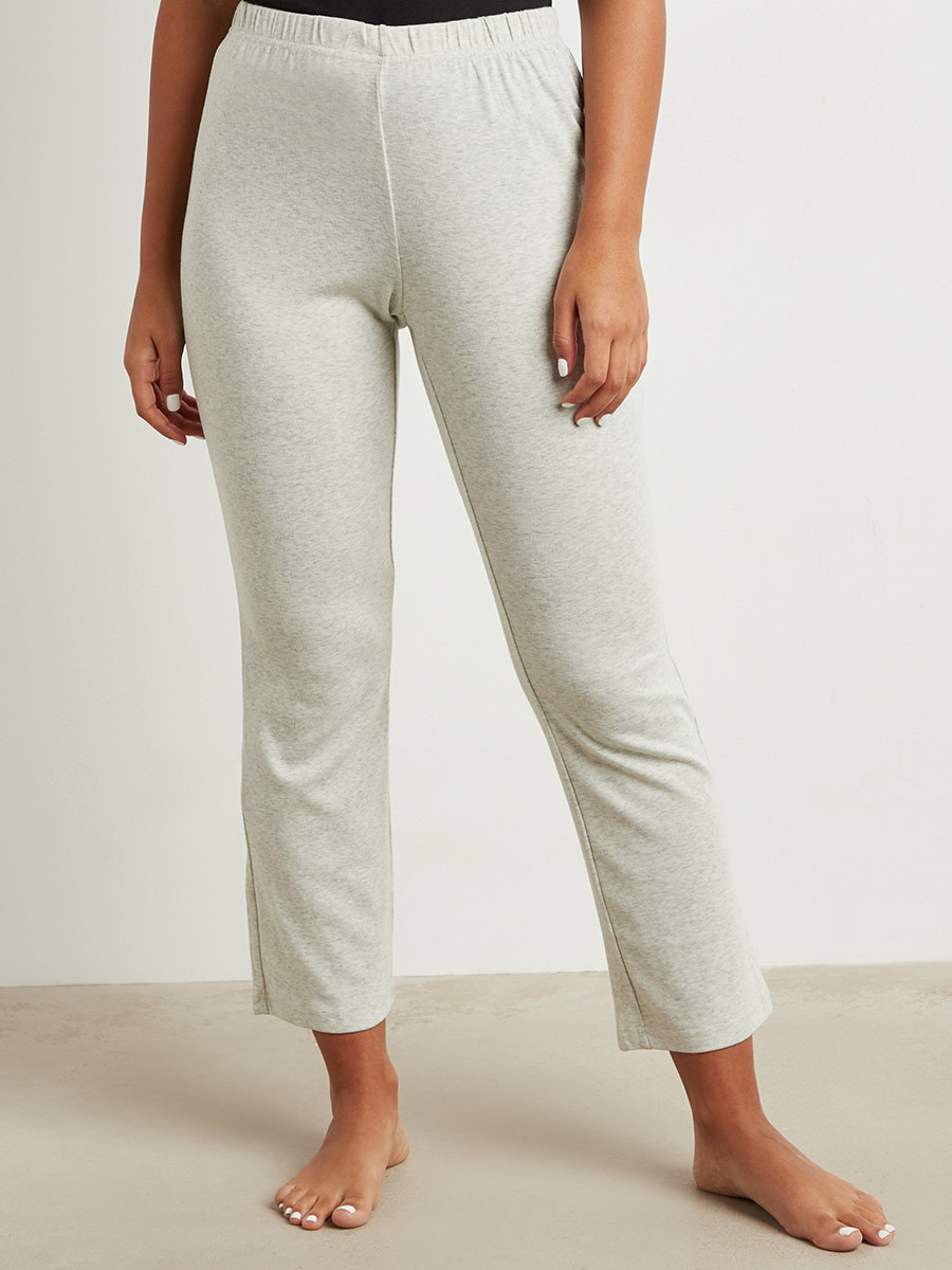 Styli Soft Knit Wrap Over Longline Top and Pyjama Lounge Set-women-clothing-nightwear-pyjamas-bottoms-image-4