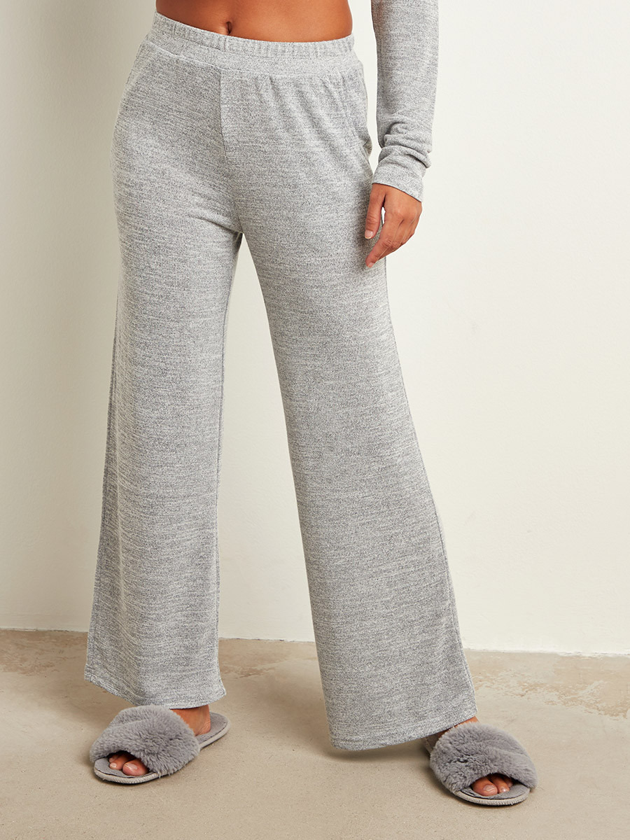 مجموعة من هودي بأكمام طويلة وبنطلون من ستايلي-women-clothing-nightwear-pyjamas-bottoms-image-3