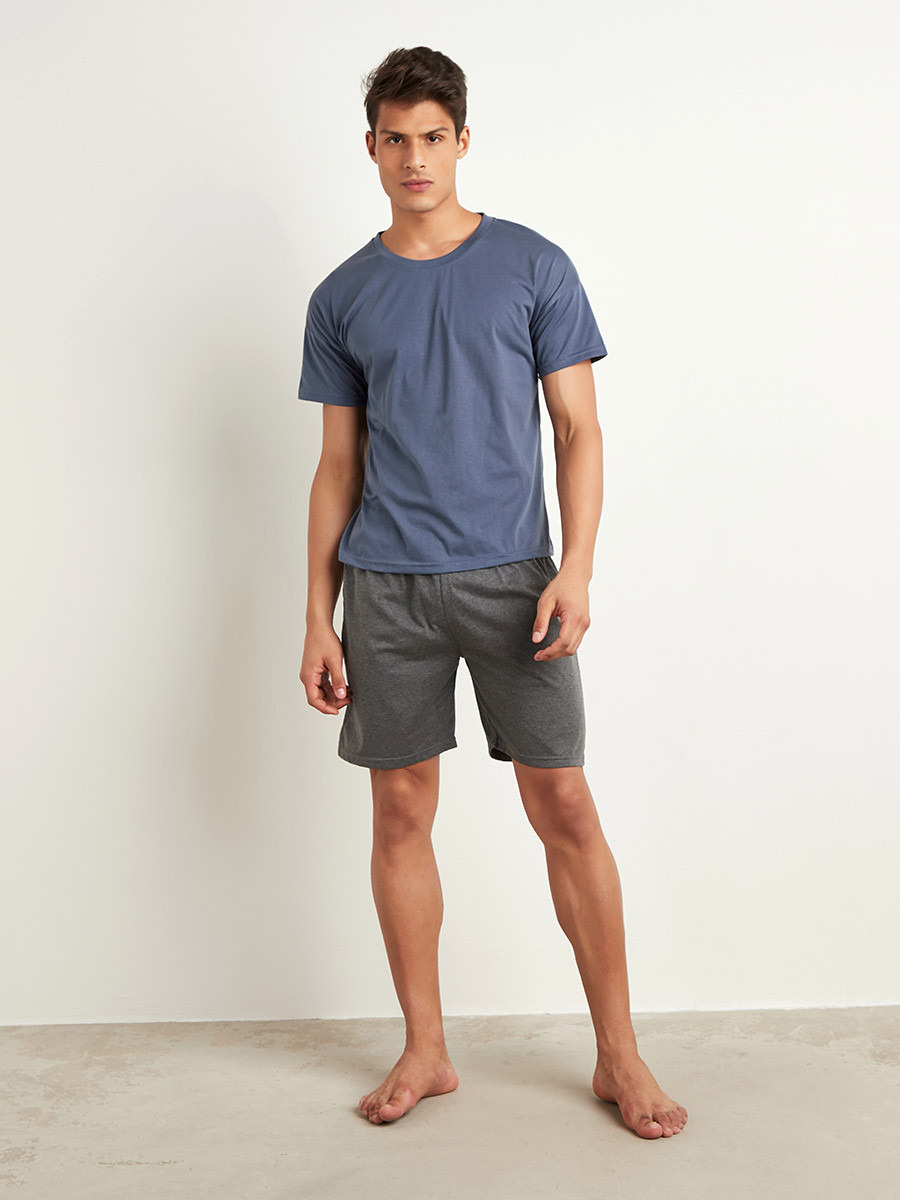 مجموعة من تيشيرت وشورت من ستايلي-men-clothing-nightwear-sets-image-2