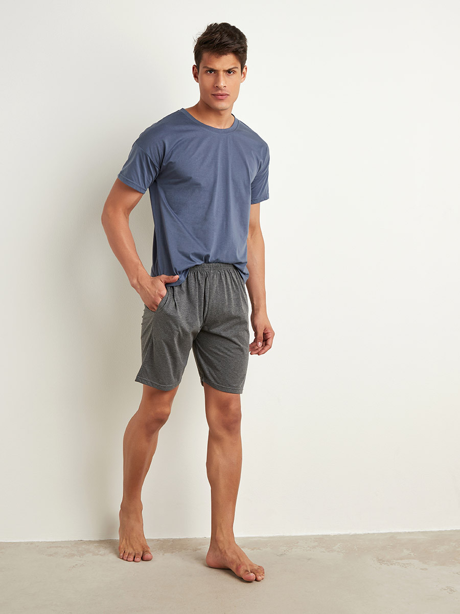 مجموعة من تيشيرت وشورت من ستايلي-men-clothing-nightwear-sets-image-6