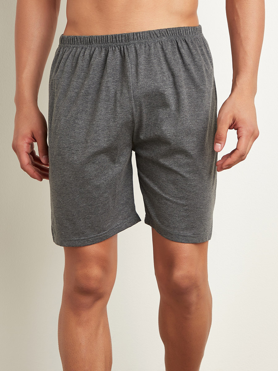 Styli Solid T-shirt and Short Set-men-clothing-nightwear-sets-image-5