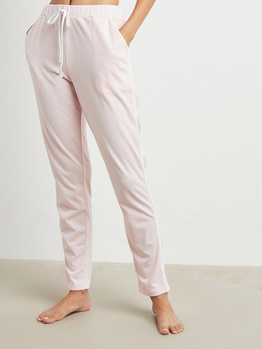 مجموعة من بلوزة وبنطلون مخطط من ستايلي-women-clothing-nightwear-pyjamas-bottoms-image-4