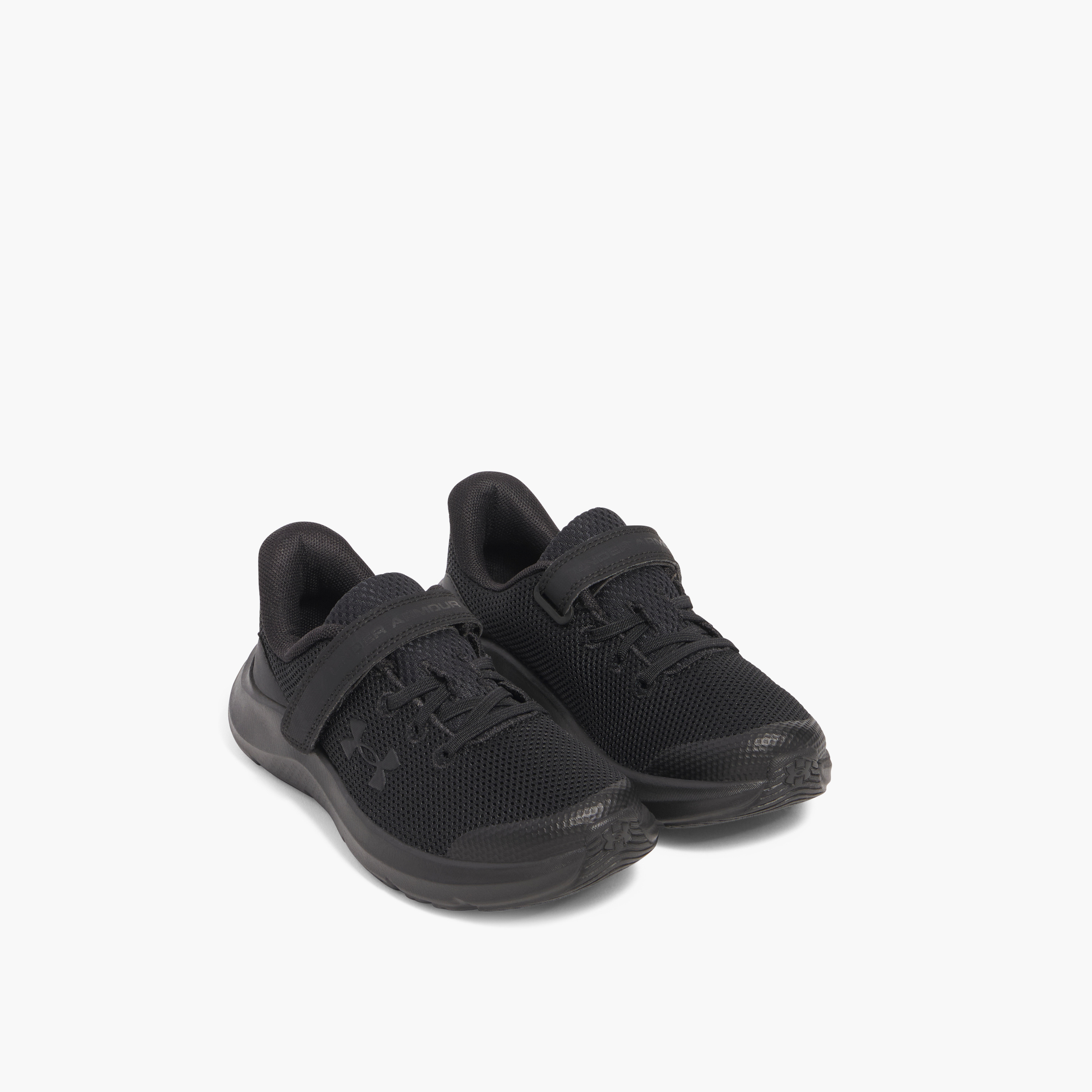 Under Armour Kids Pursuit Hook & Loop Cushioned Sole Running Shoes-girls-shoes-sports-image-1