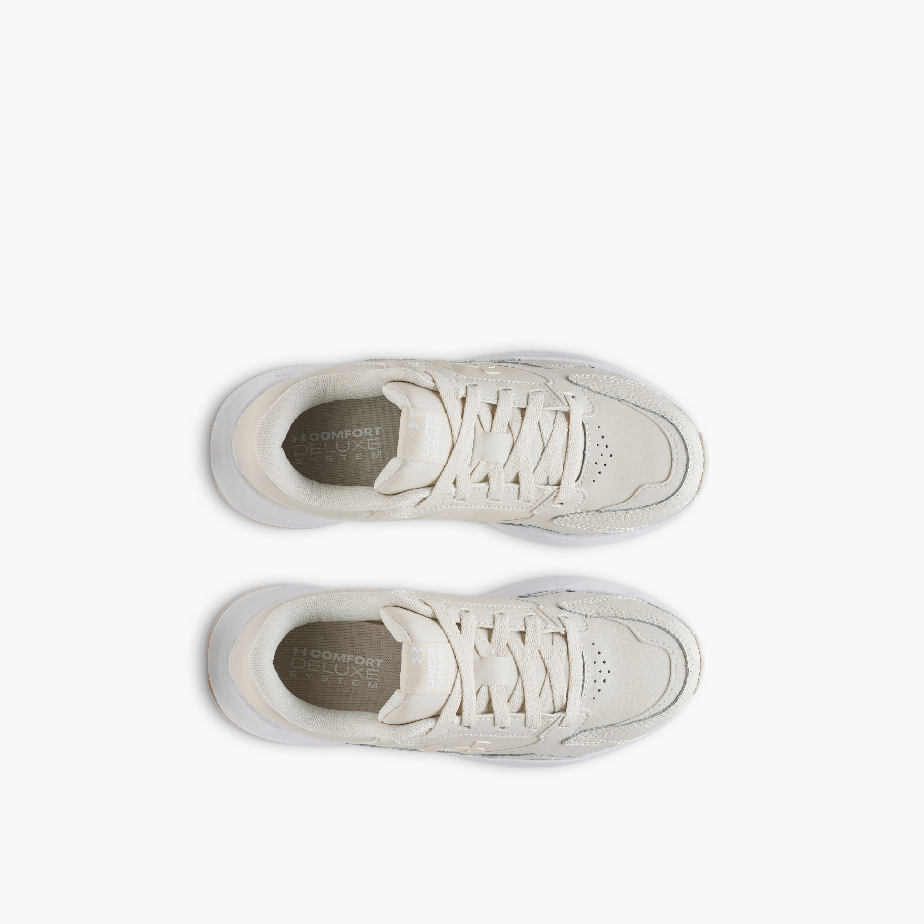 Under Armour Women's Edge Leather Lace-Up Low Ankle Sneakers 3028569 | OE-sports-women-shoes-image-4