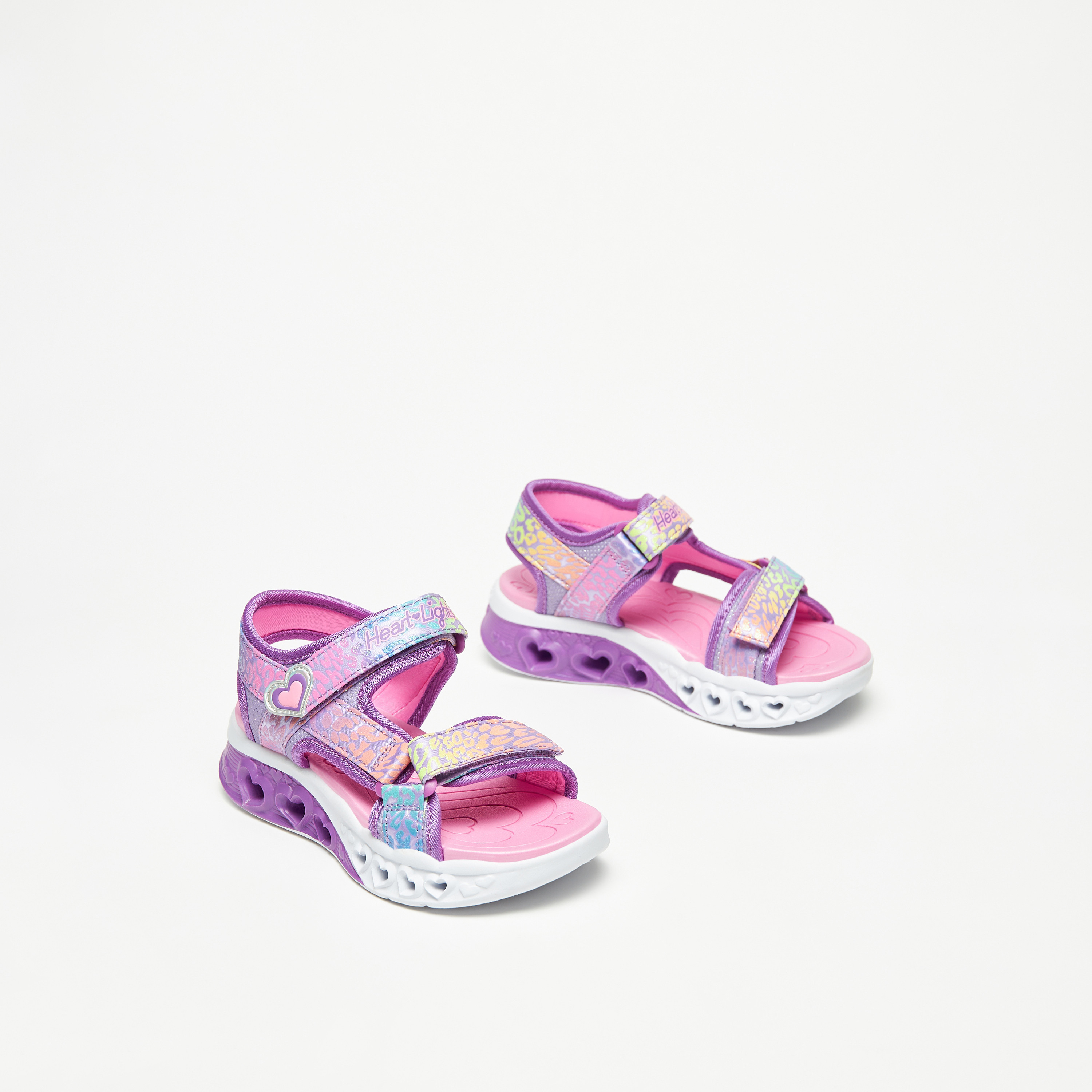 سكيتشرز صندل فلاتر هارتس ميموري فوم للبنات 302967L-LVMT | OE-girls-shoes-sandals-image-17