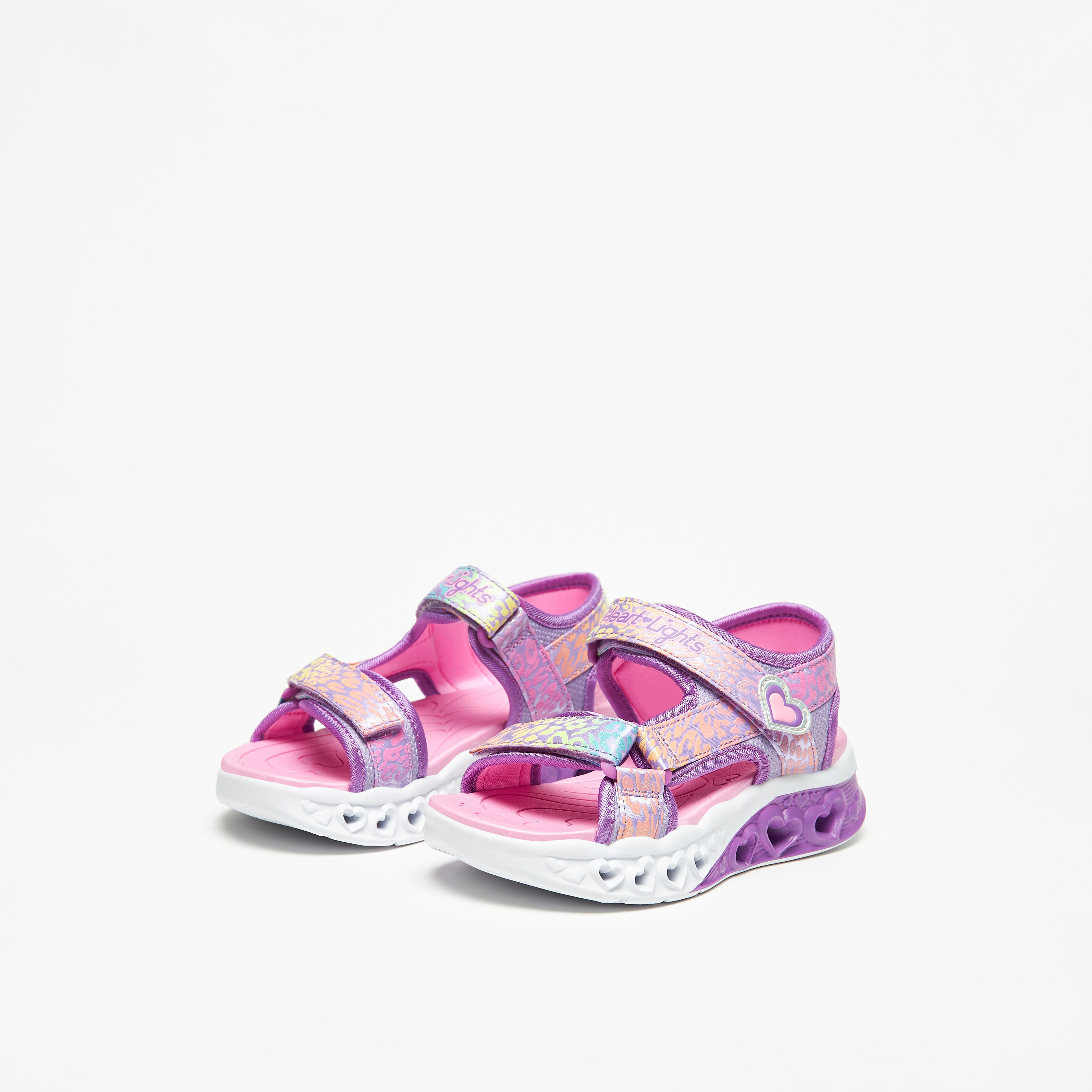 سكيتشرز صندل فلاتر هارتس ميموري فوم للبنات 302967L-LVMT | OE-girls-shoes-sandals-image-18