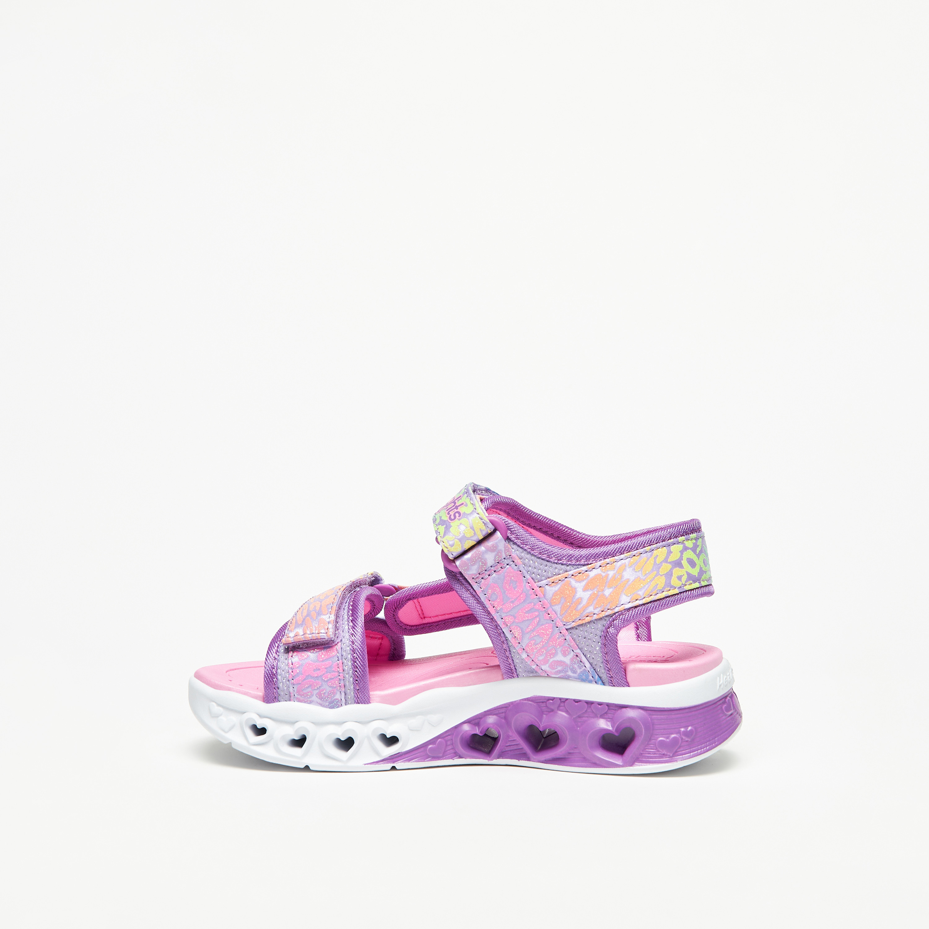 سكيتشرز صندل فلاتر هارتس ميموري فوم للبنات 302967L-LVMT | OE-girls-shoes-sandals-image-3