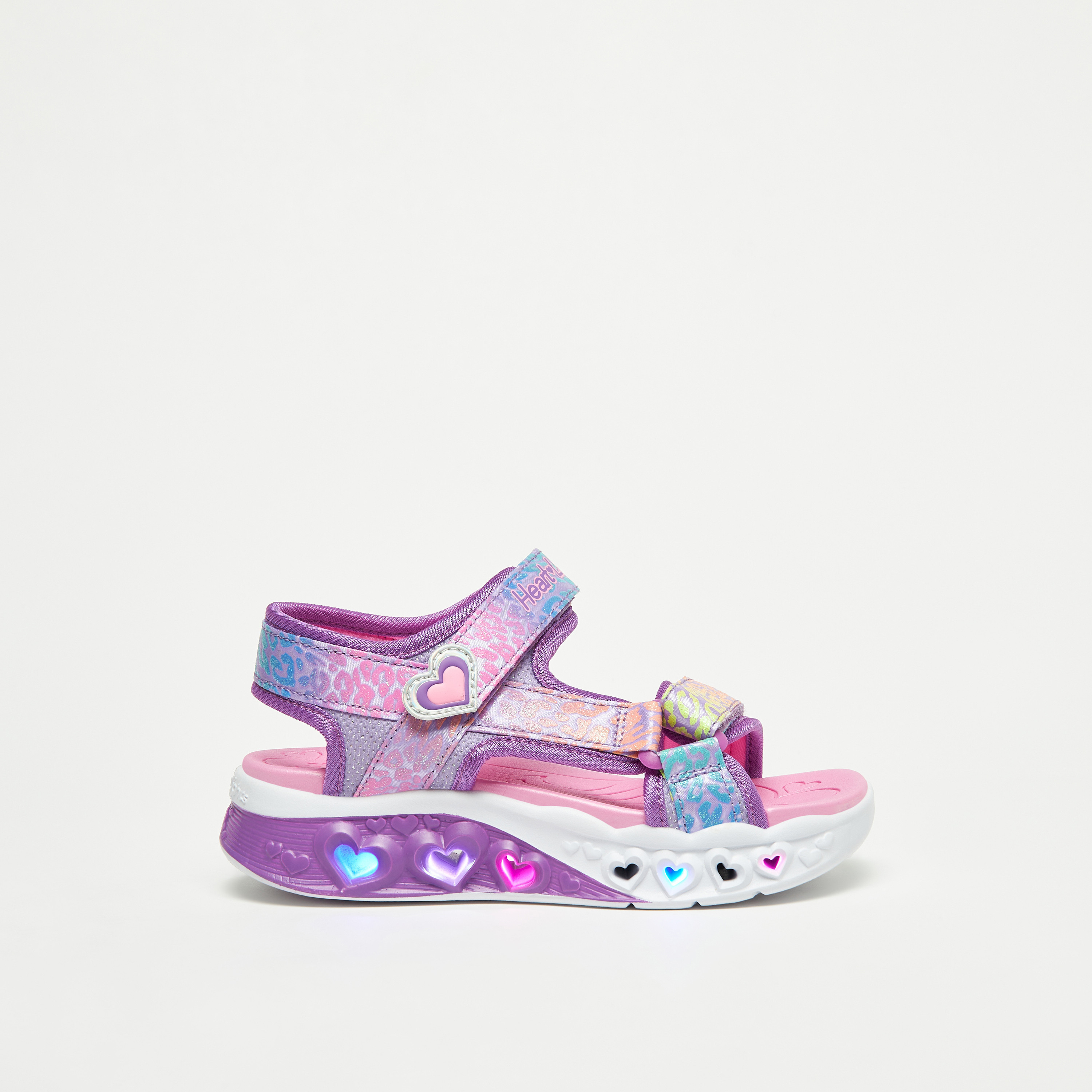 سكيتشرز صندل فلاتر هارتس ميموري فوم للبنات 302967L-LVMT | OE-girls-shoes-sandals-image-20