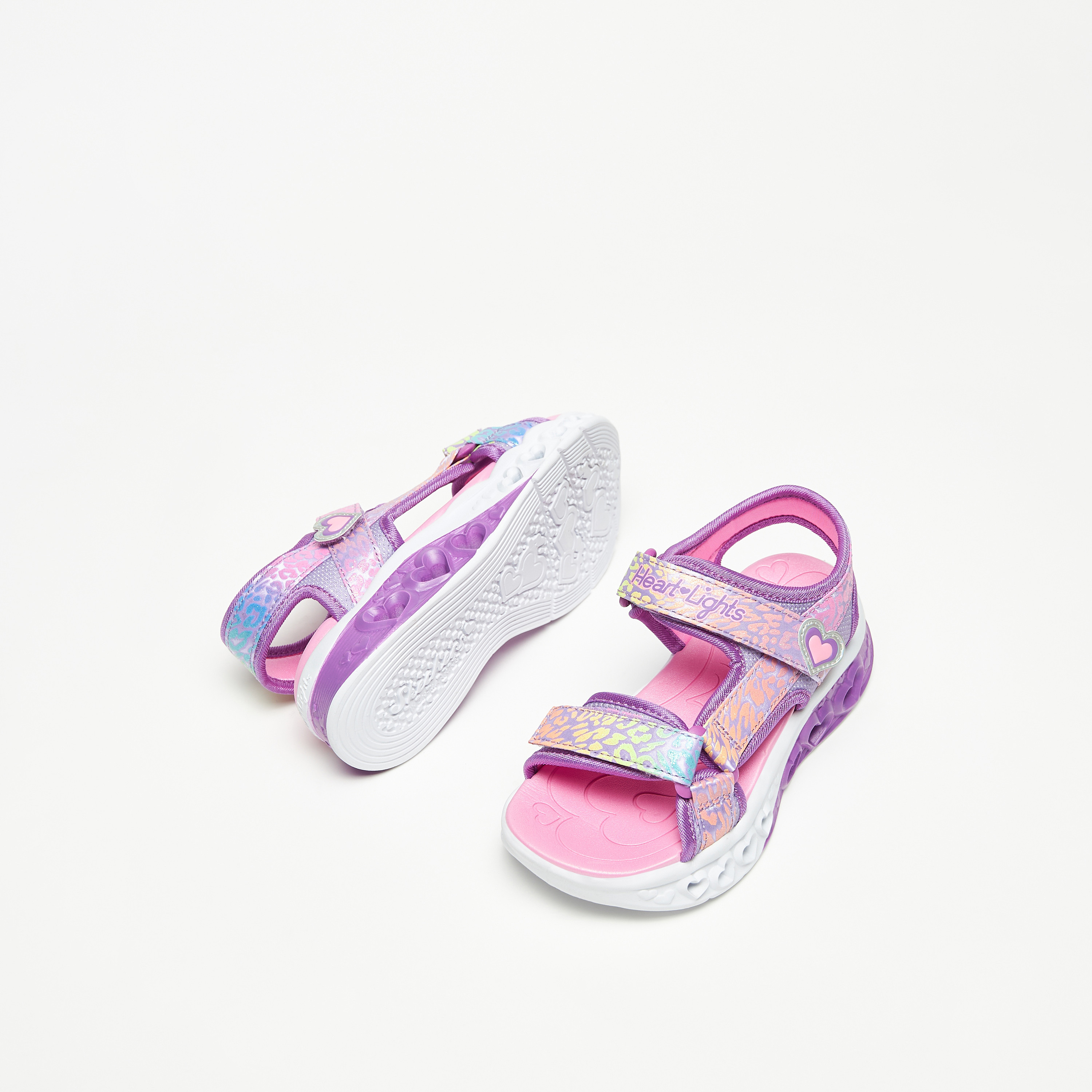 سكيتشرز صندل فلاتر هارتس ميموري فوم للبنات 302967L-LVMT | OE-girls-shoes-sandals-image-22