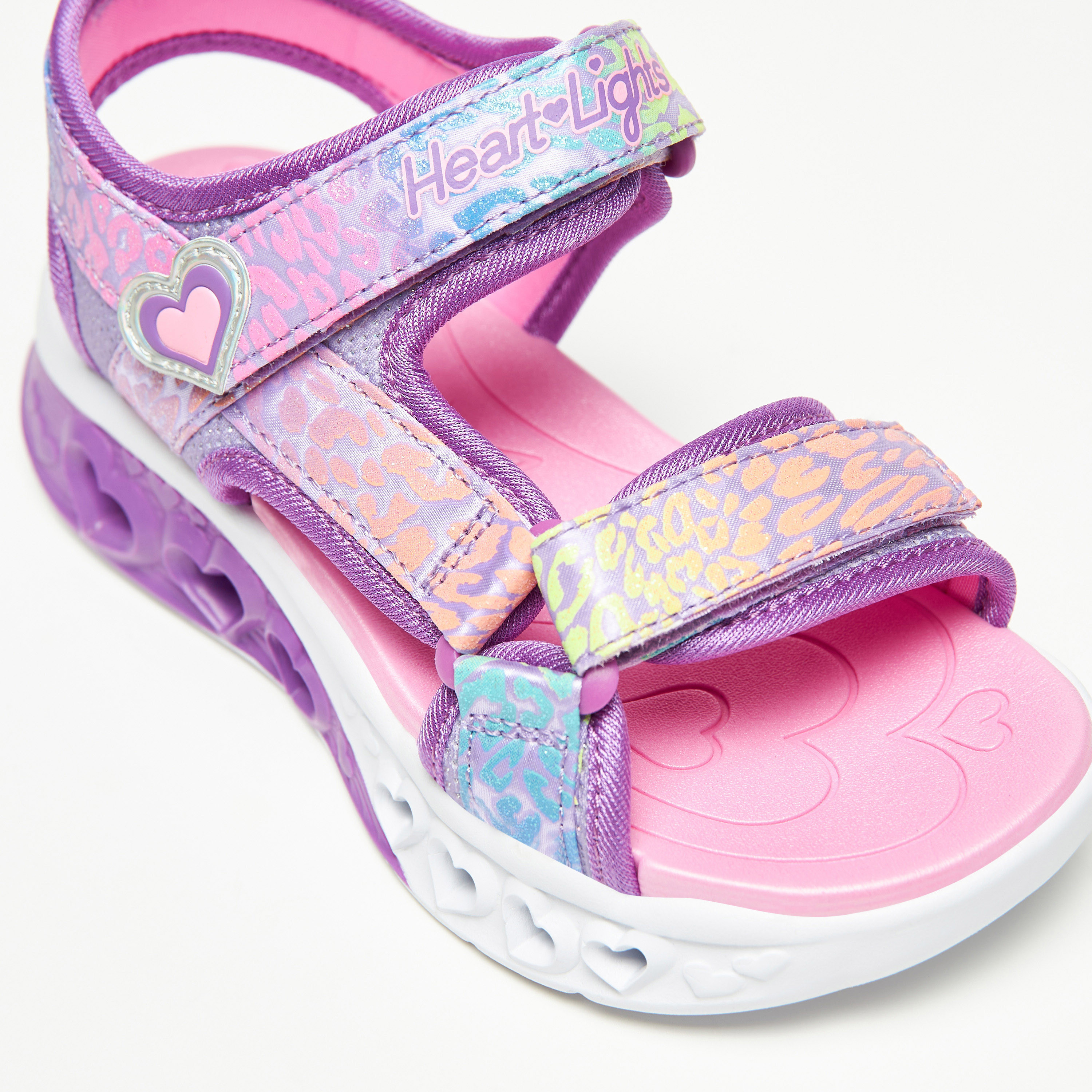 سكيتشرز صندل فلاتر هارتس ميموري فوم للبنات 302967L-LVMT | OE-girls-shoes-sandals-image-23
