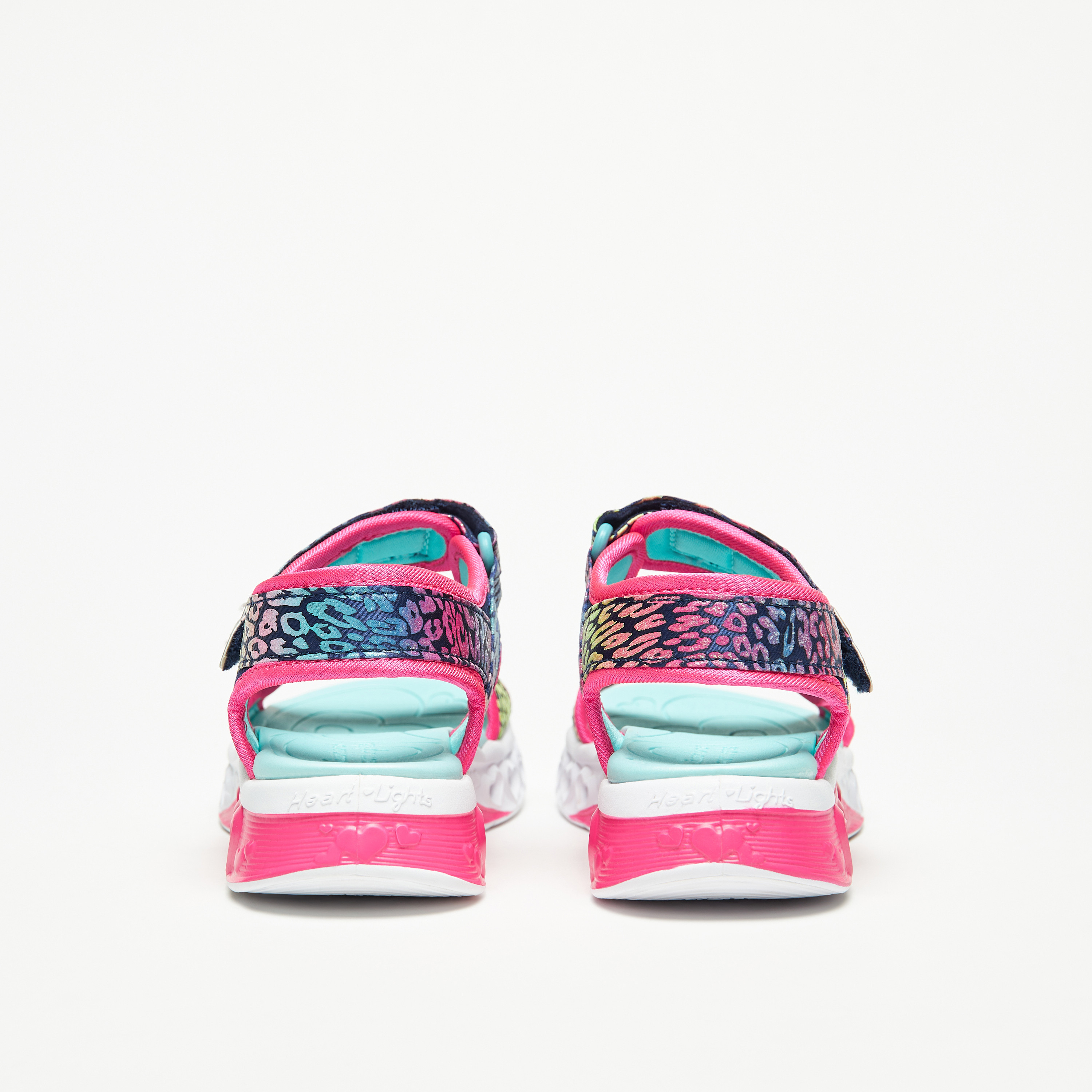 سكيتشرز صندل فلاتر هارتس ميموري فوم للبنات 302967L-LVMT | OE-girls-shoes-sandals-image-5
