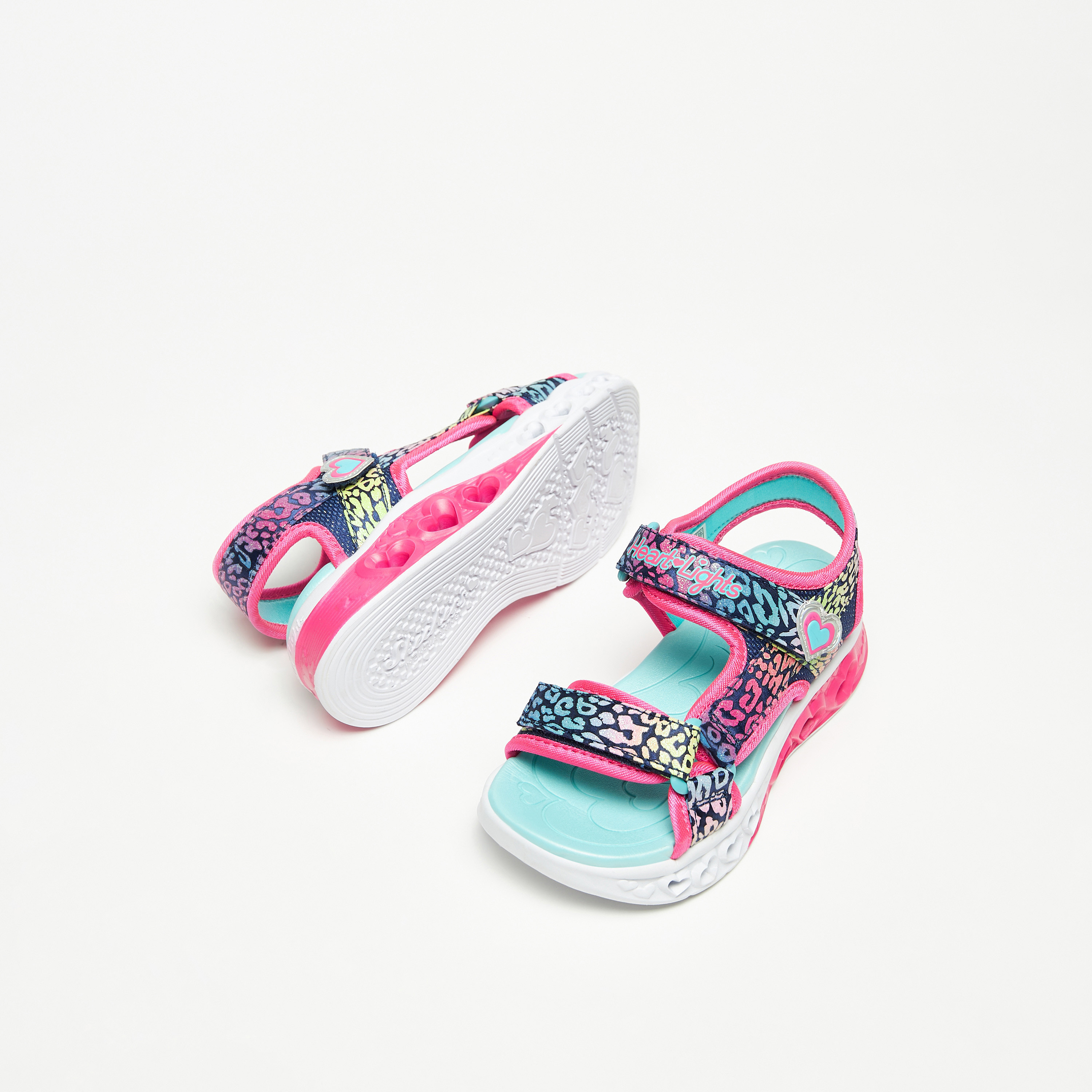 سكيتشرز صندل فلاتر هارتس ميموري فوم للبنات 302967L-LVMT | OE-girls-shoes-sandals-image-6