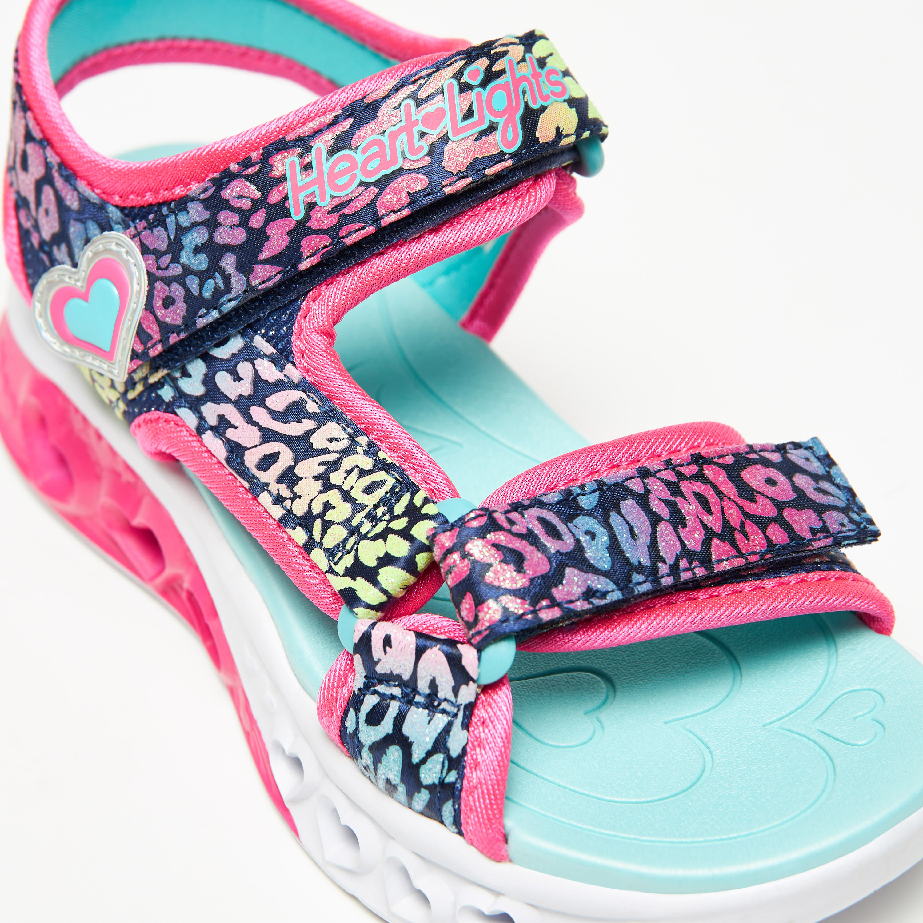 سكيتشرز صندل فلاتر هارتس ميموري فوم للبنات 302967L-LVMT | OE-girls-shoes-sandals-image-7