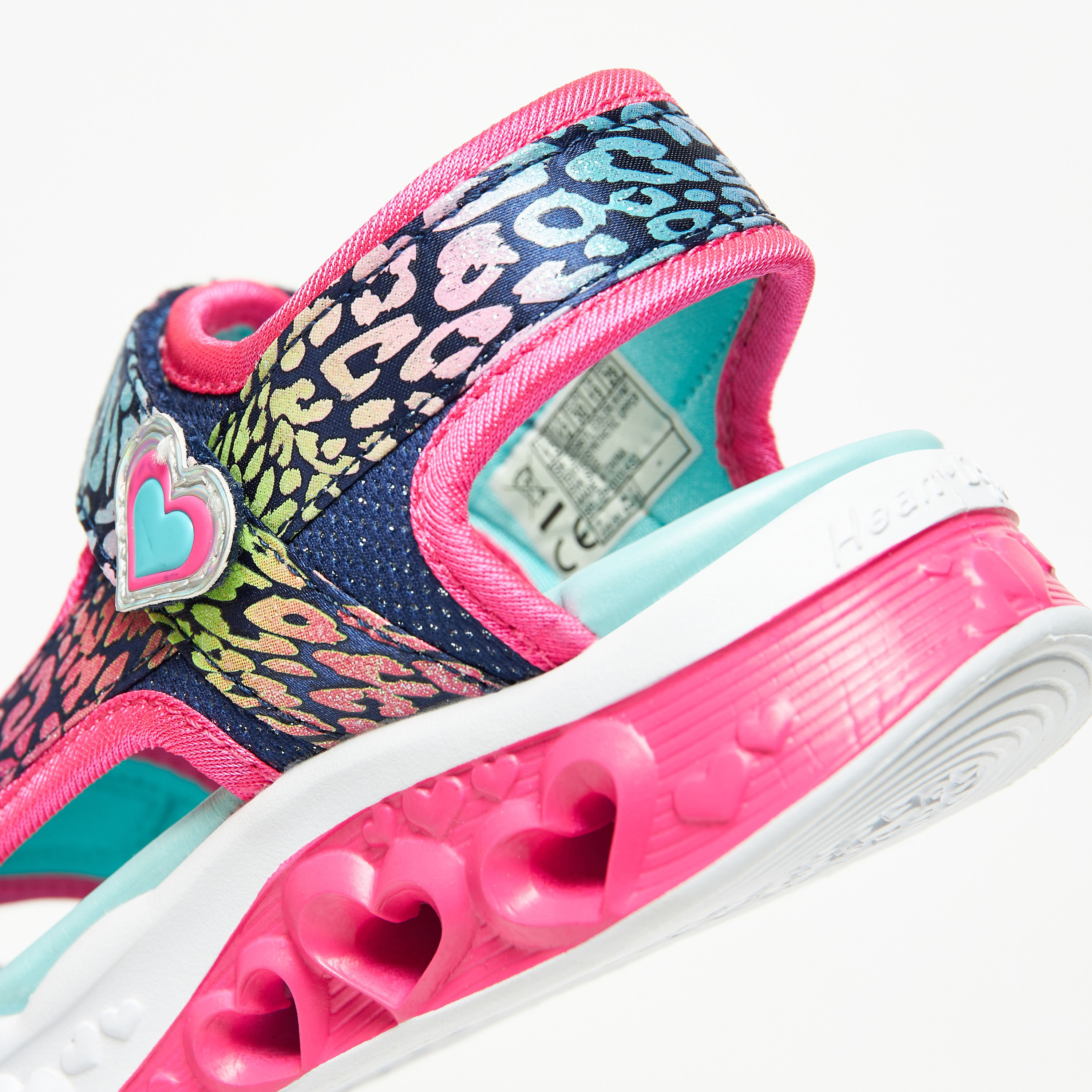سكيتشرز صندل فلاتر هارتس ميموري فوم للبنات 302967L-LVMT | OE-girls-shoes-sandals-image-8