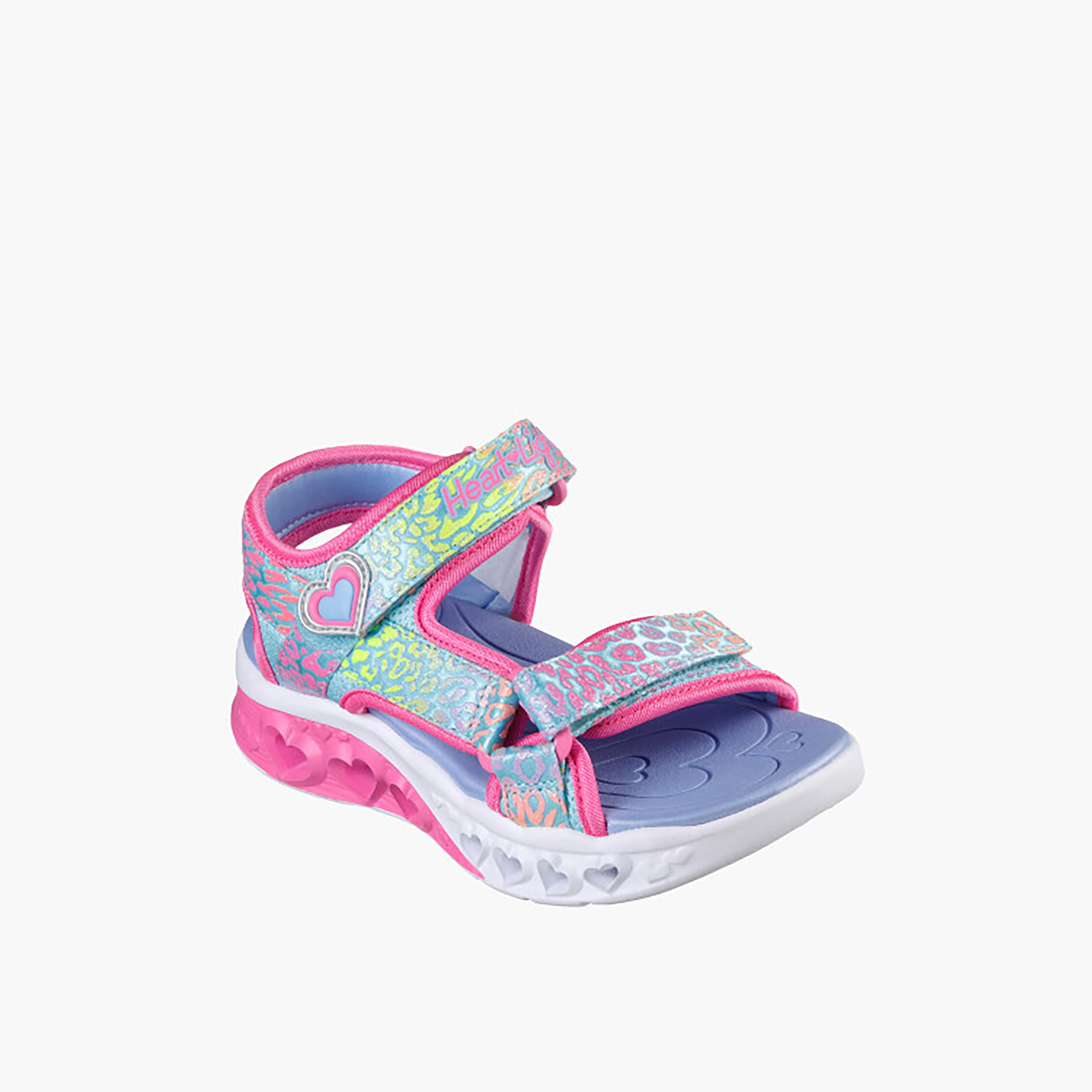 سكيتشرز صندل فلاتر هارتس ميموري فوم للبنات 302967L-LVMT | OE-girls-shoes-sandals-image-9