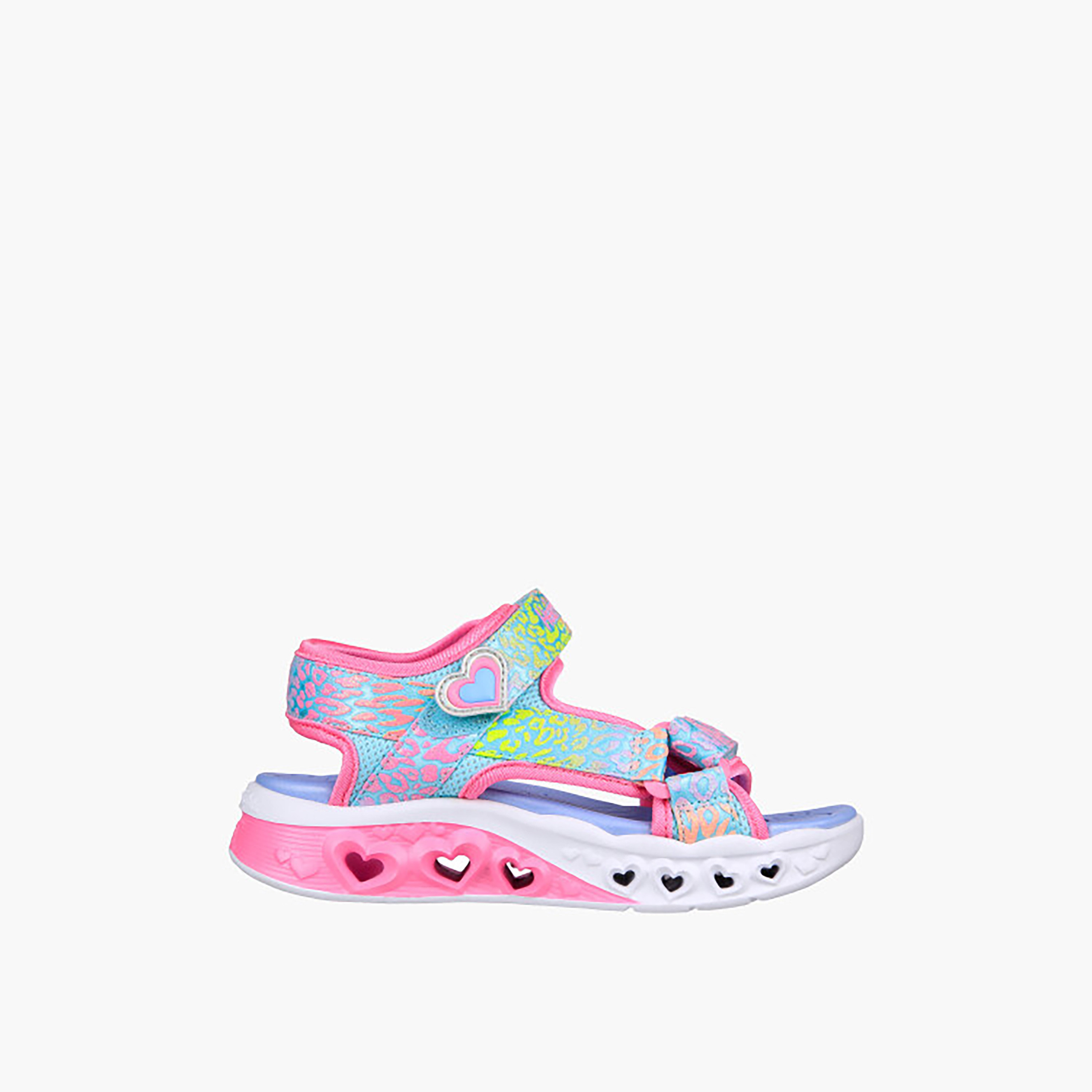 سكيتشرز صندل فلاتر هارتس ميموري فوم للبنات 302967L-LVMT | OE-girls-shoes-sandals-image-11