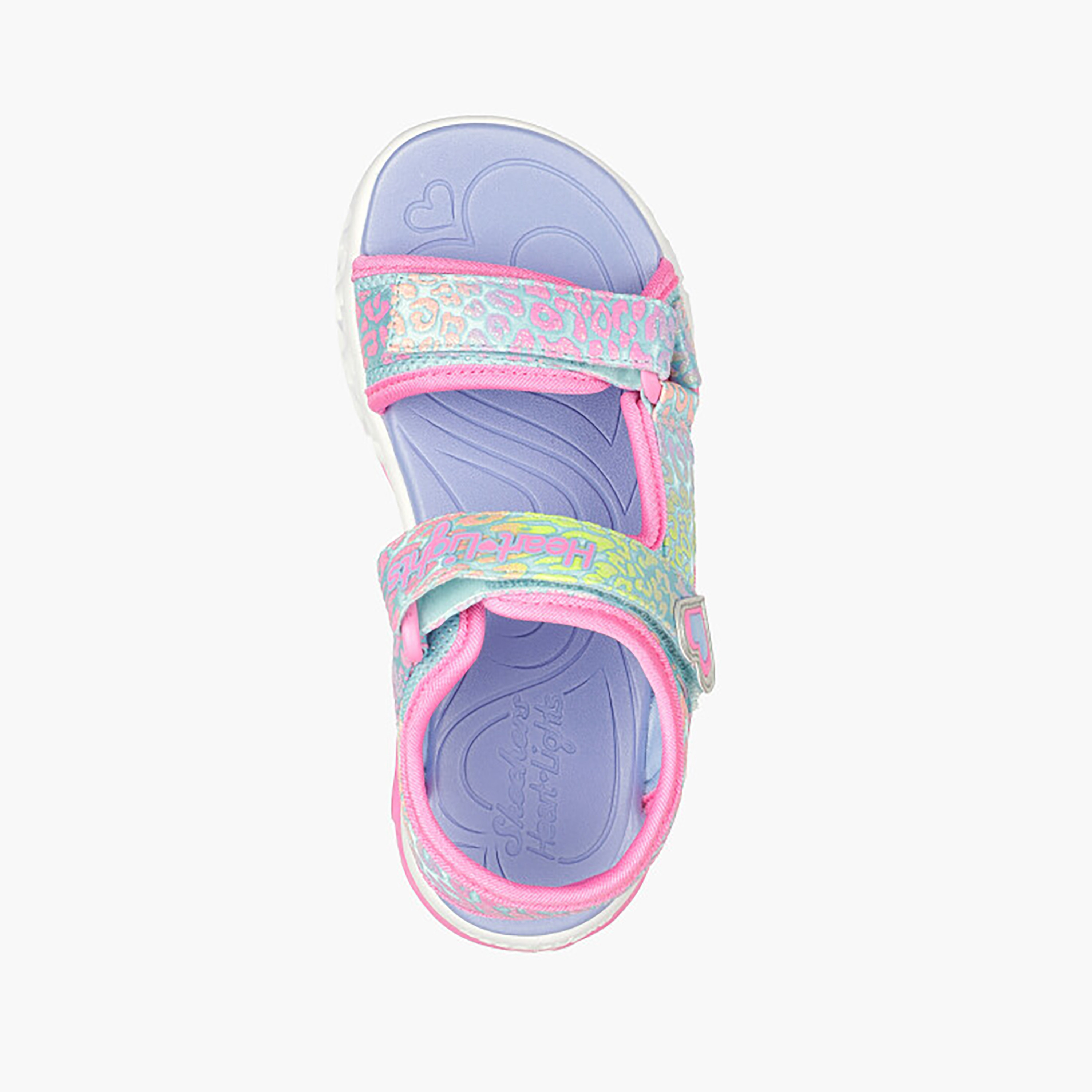 سكيتشرز صندل فلاتر هارتس ميموري فوم للبنات 302967L-LVMT | OE-girls-shoes-sandals-image-12