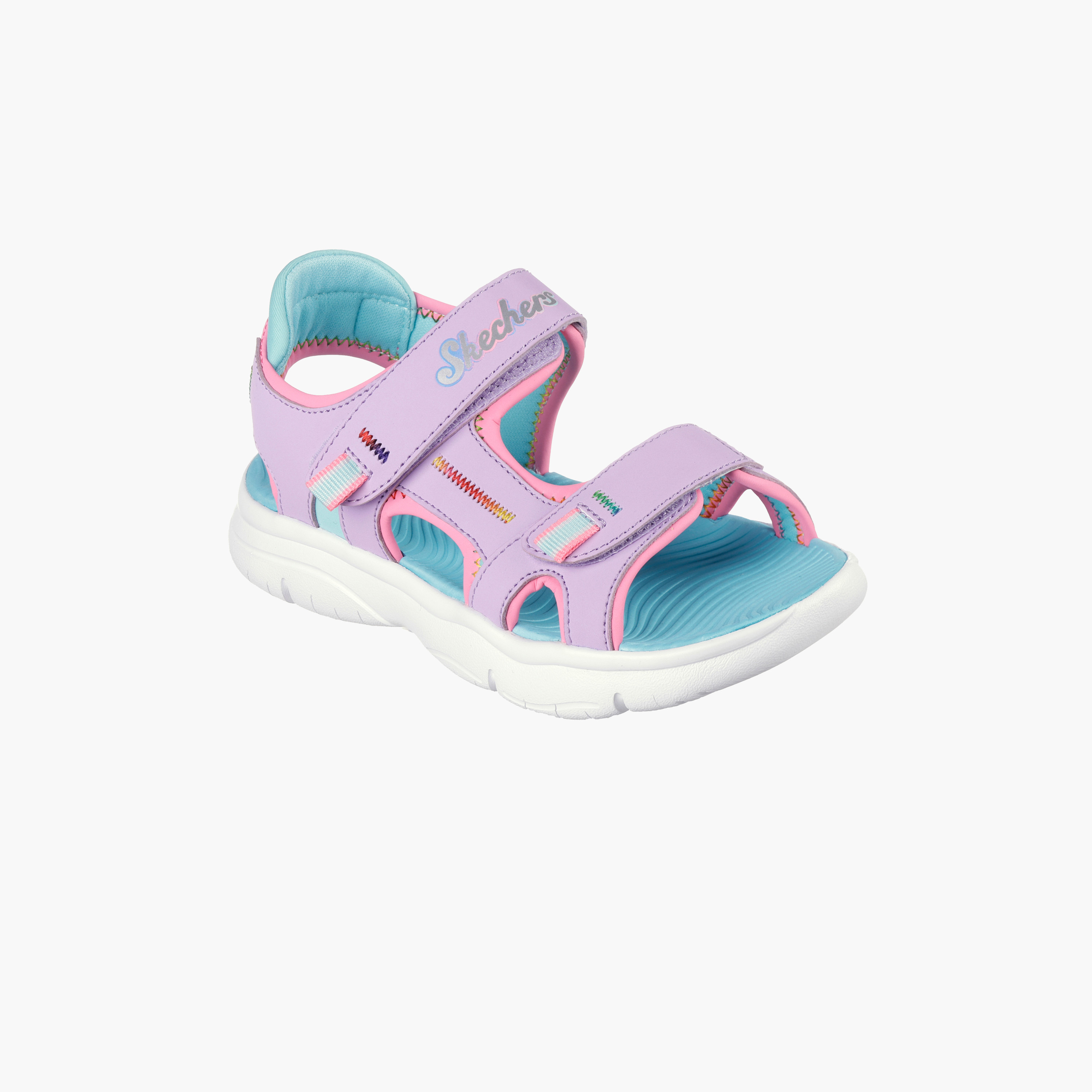 سكيتشرز صندل فليكس سبلاش ميموري فوم للبنات 302984L-LVTQ | OE-girls-shoes-sandals-image-6