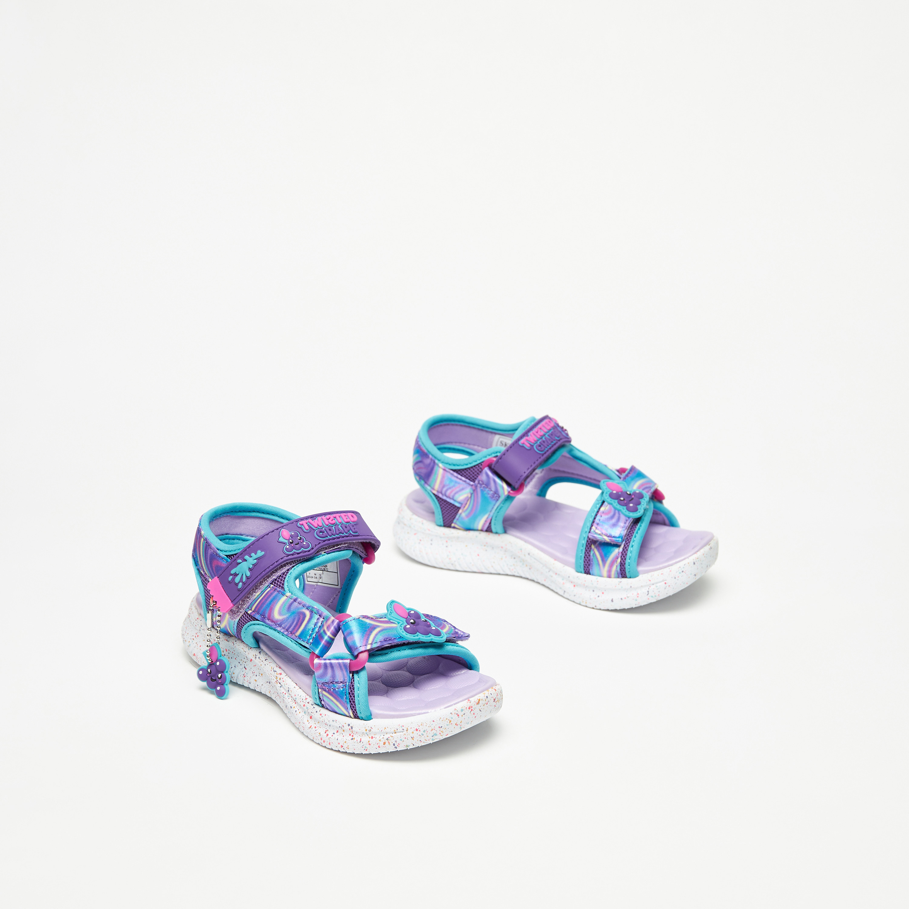 سكيتشرز صندل جامبسترز ميموري فوم للبنات 302999L-PRMT | OE-girls-shoes-sandals-image-1