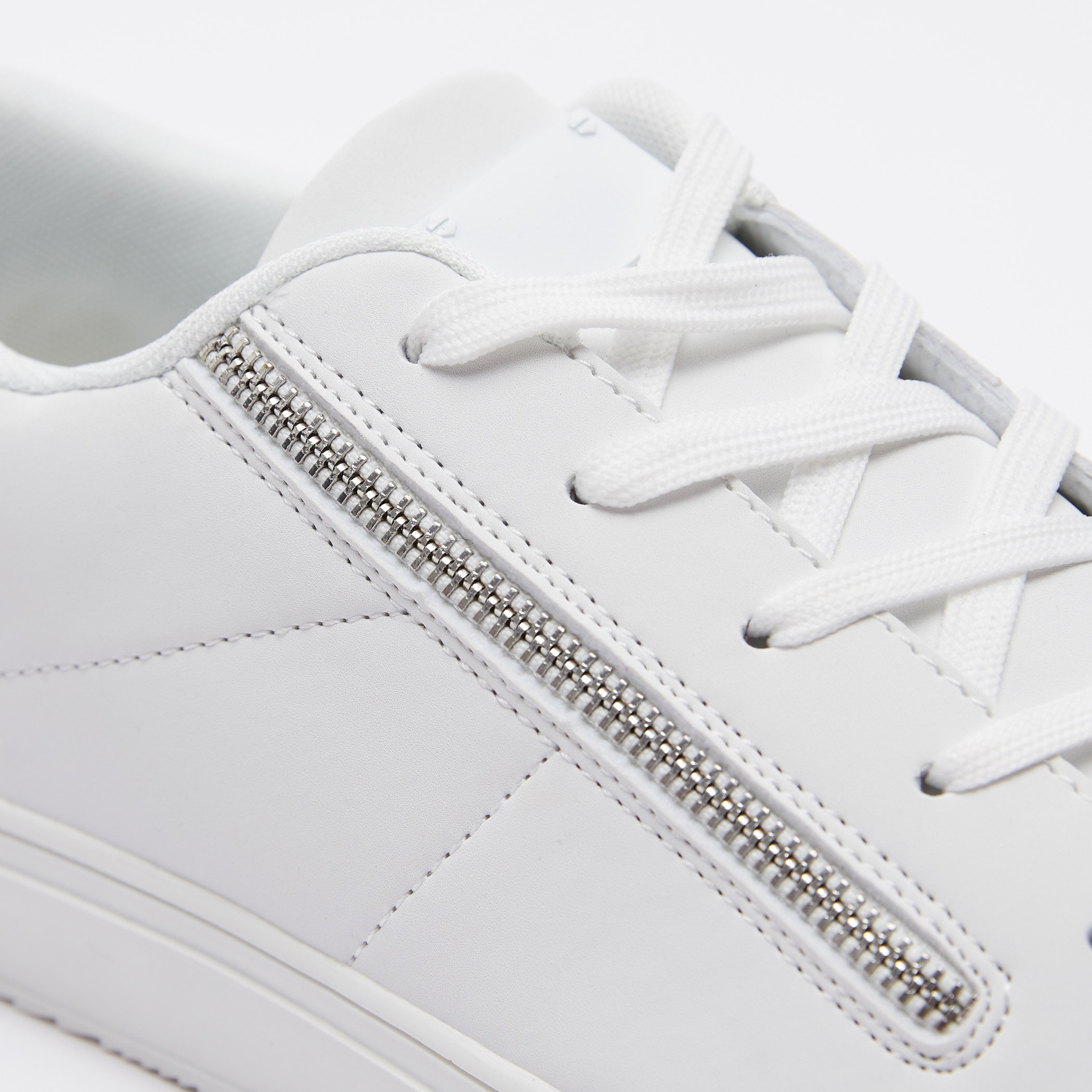 Panelled Low Ankle Sneakers with Lace-Up Closure and Zip Detail-men-shoes-sneakers-image-4