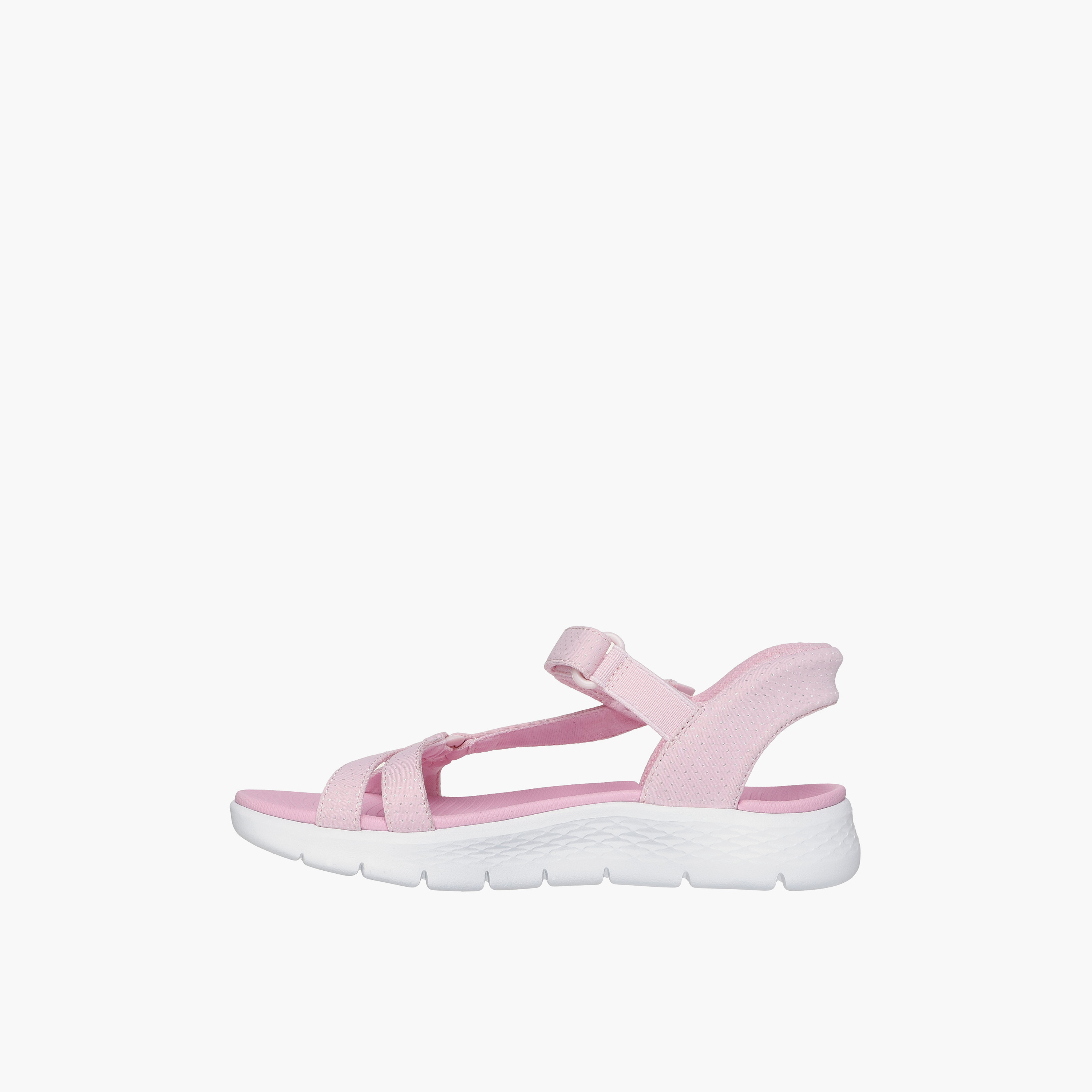 Skechers Girls GO WALK FLEX Hook & Loop Strap Sandals - 303028L-LTPK-CP-sports-girls-shoes-image-4