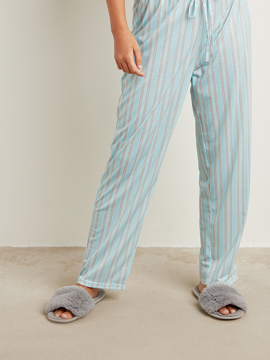 Styli Pack of 2 - Star and Striped Printed Straight Leg Pyjama-women-clothing-nightwear-pyjamas-bottoms-image-4