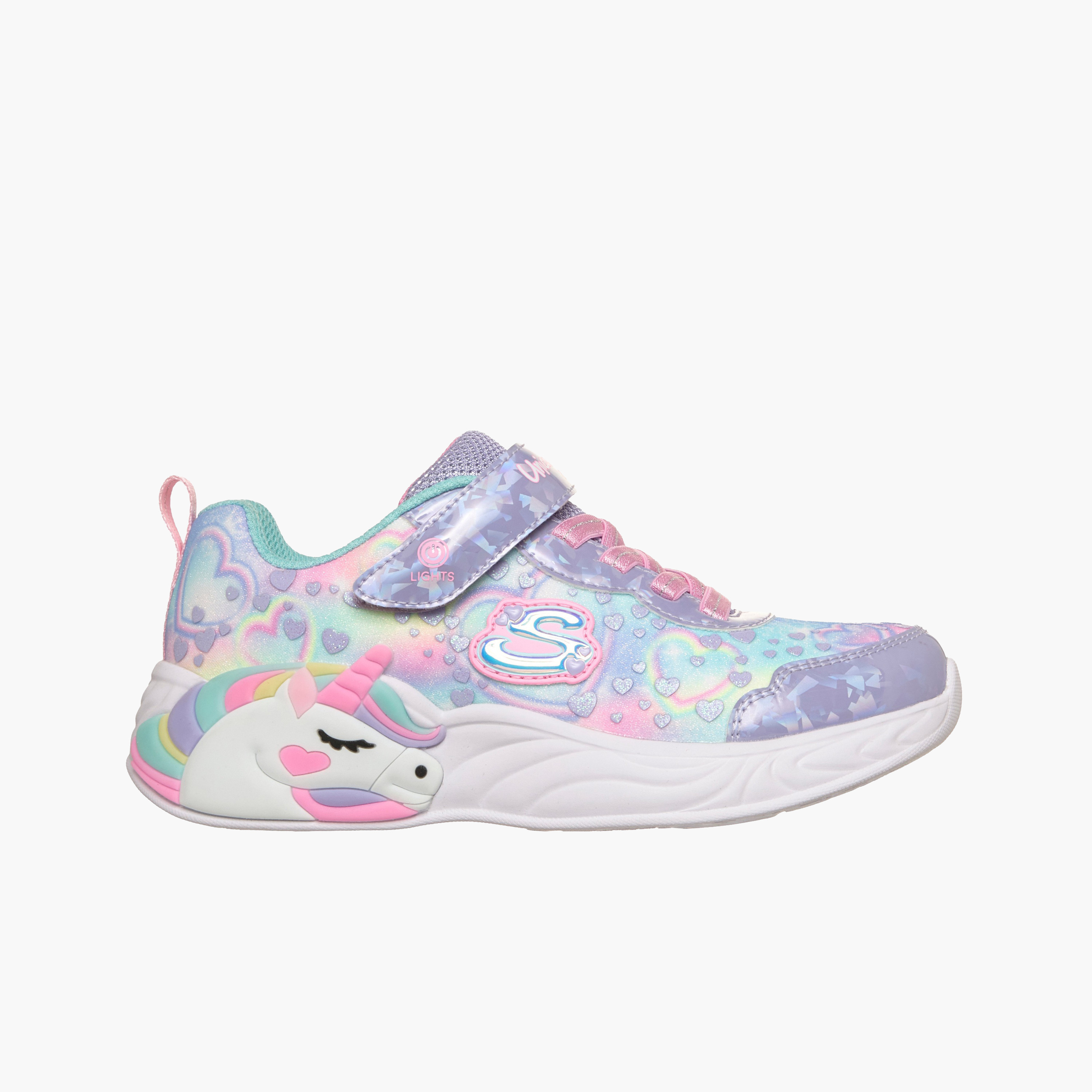 حذاء رياضي للبنات يونيكورن دريمز بإضاءة من سكيتشرز-girls-shoes-sneakers-image-2
