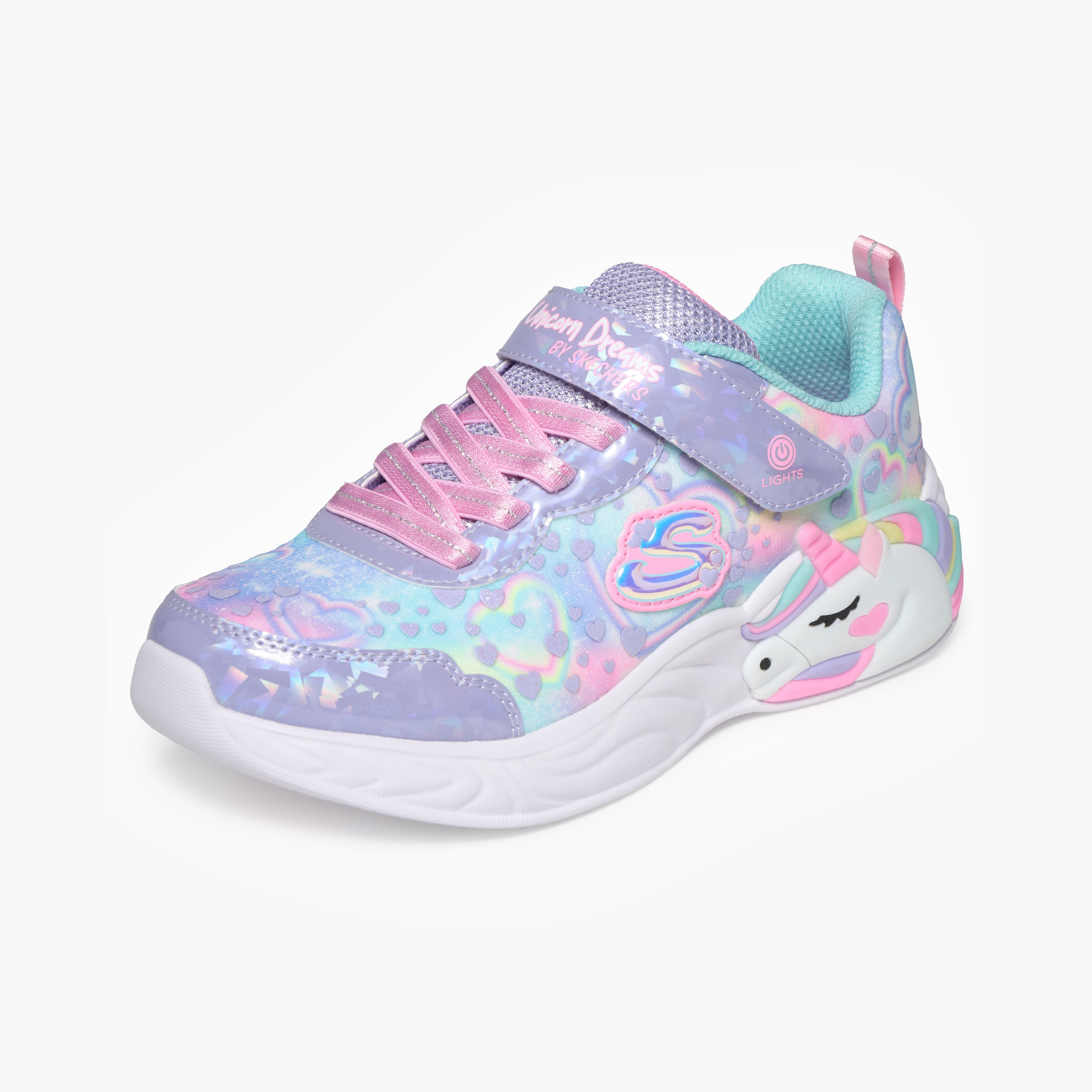 حذاء رياضي للبنات يونيكورن دريمز بإضاءة من سكيتشرز-girls-shoes-sneakers-image-4