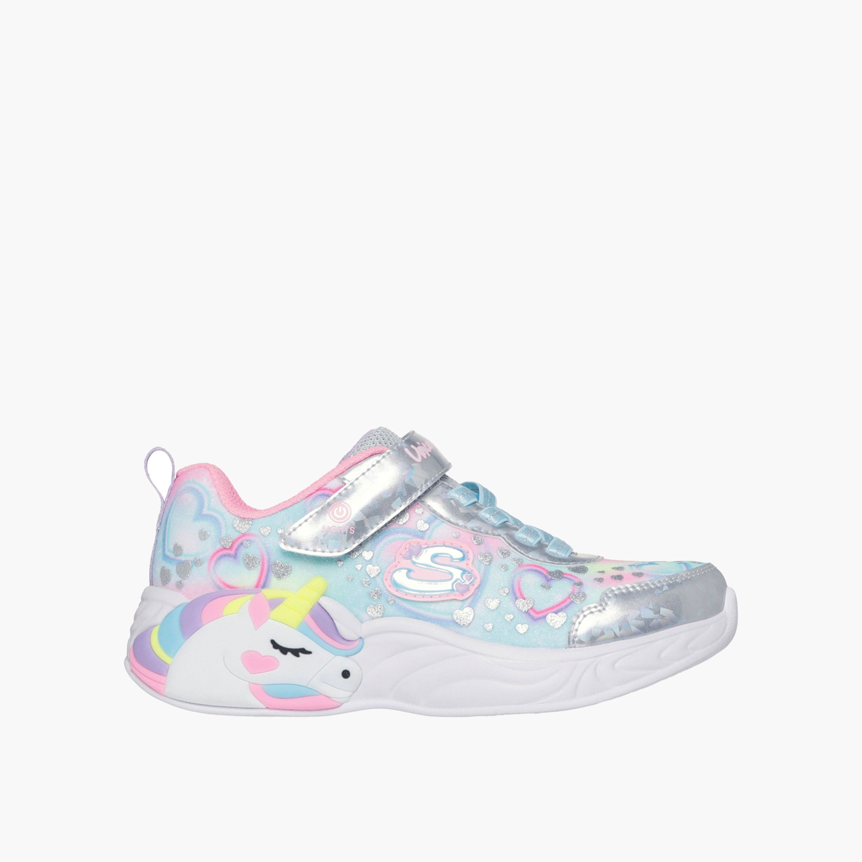 Skechers Girls UNICORN DREAMS Light-Up Sports Shoes-girls-shoes-sneakers-image-1