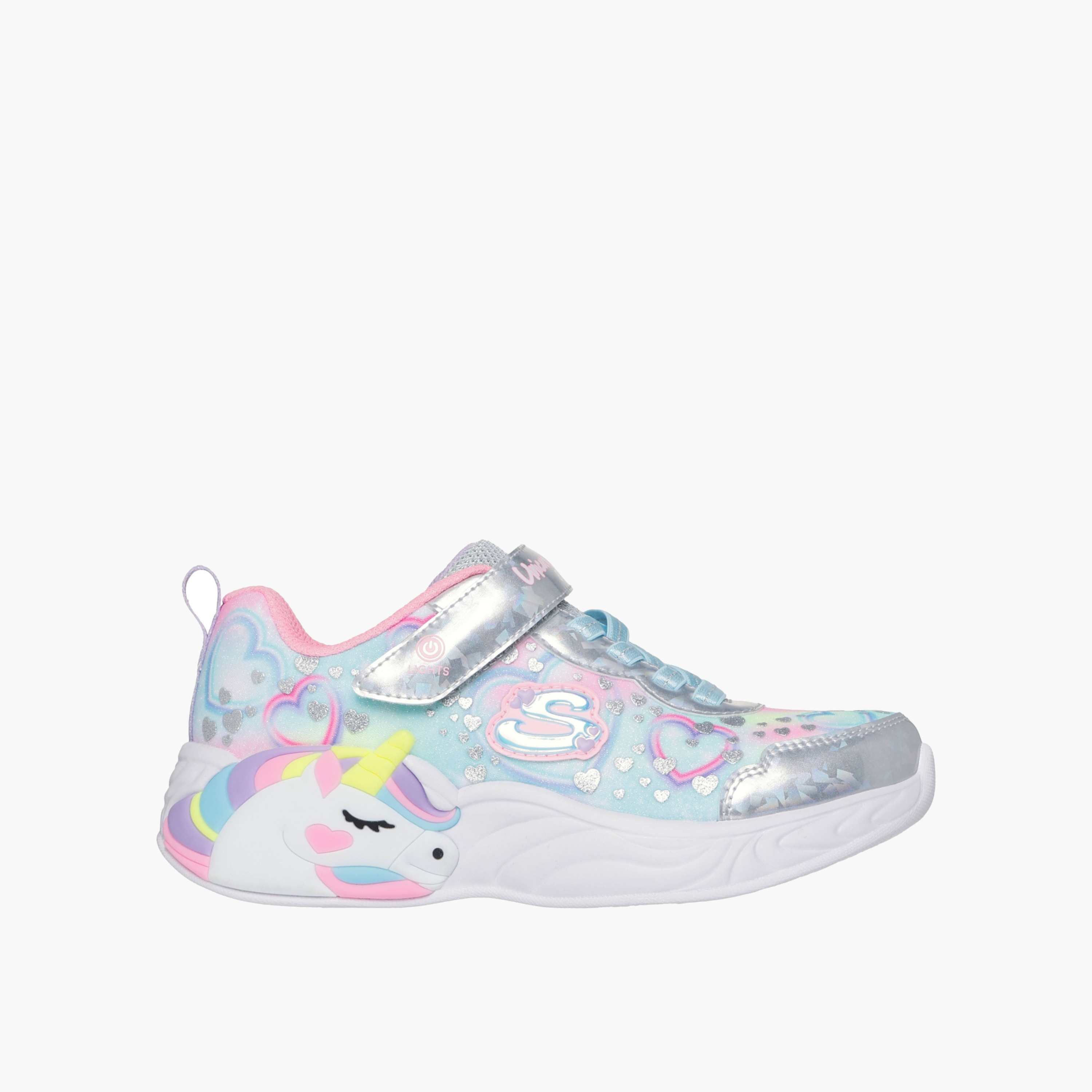 Skechers Girls UNICORN DREAMS Light-Up Sports Shoes-girls-shoes-sneakers-image-2