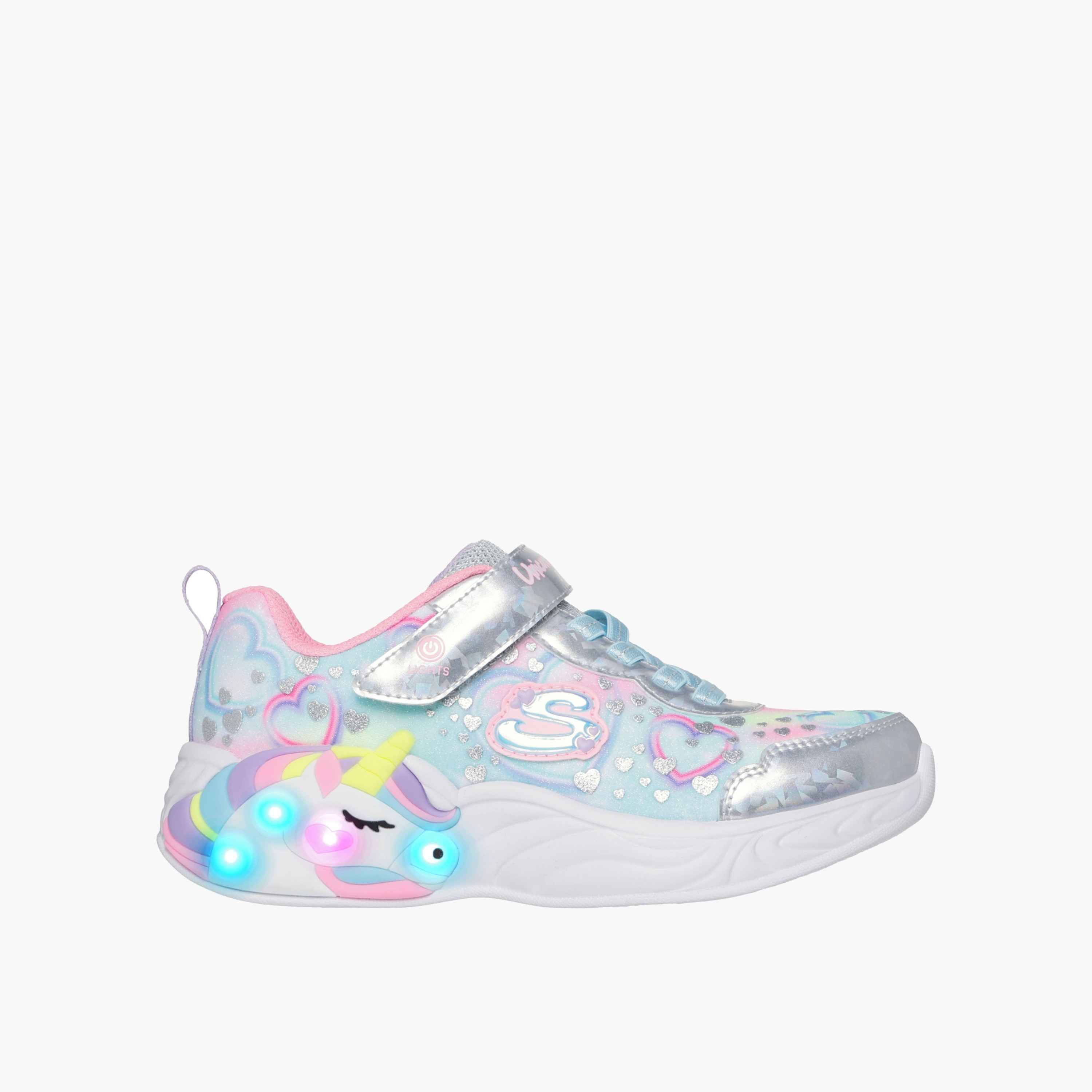 Skechers Girls UNICORN DREAMS Light-Up Sports Shoes-girls-shoes-sneakers-image-4