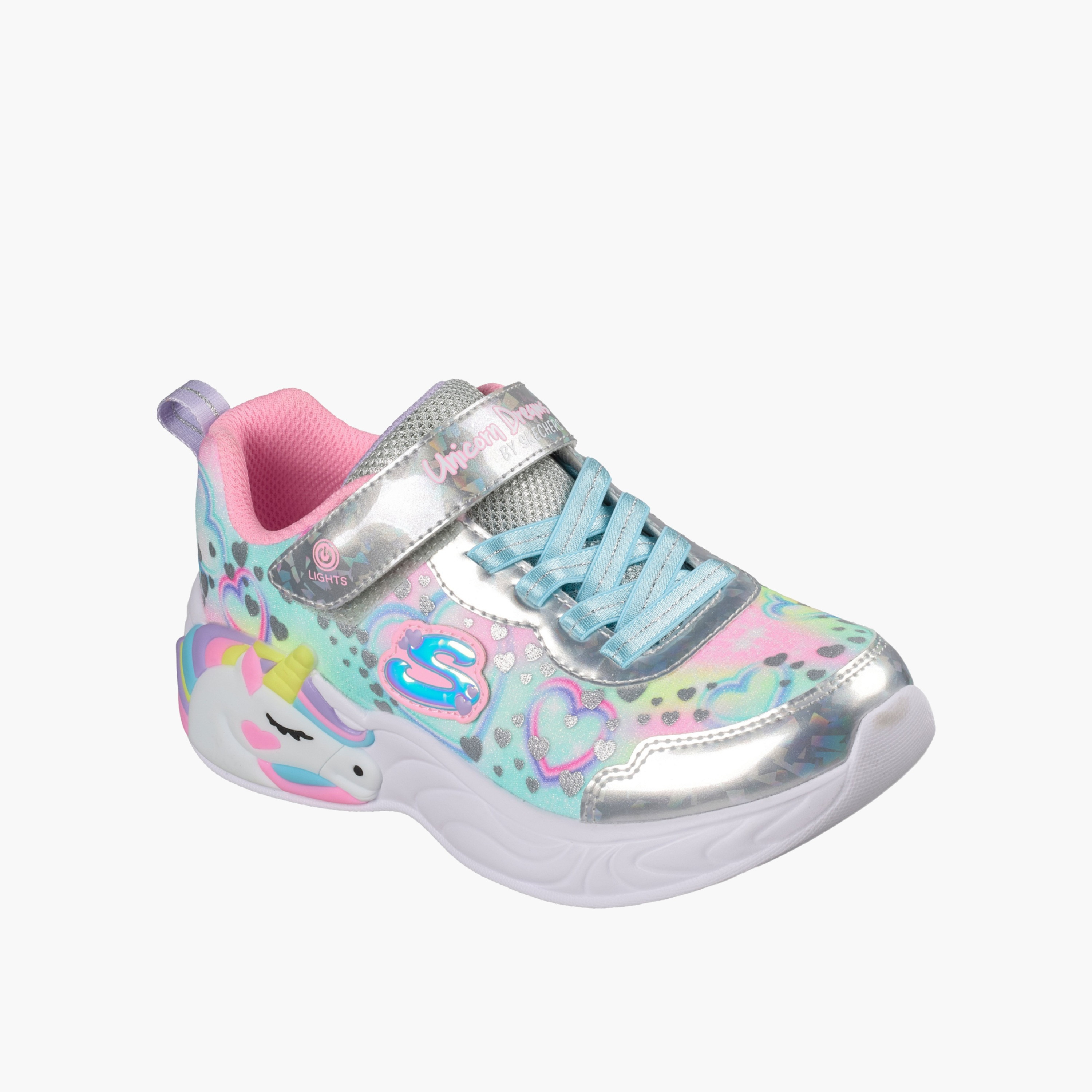 Skechers Girls UNICORN DREAMS Light-Up Sports Shoes-girls-shoes-sneakers-image-6