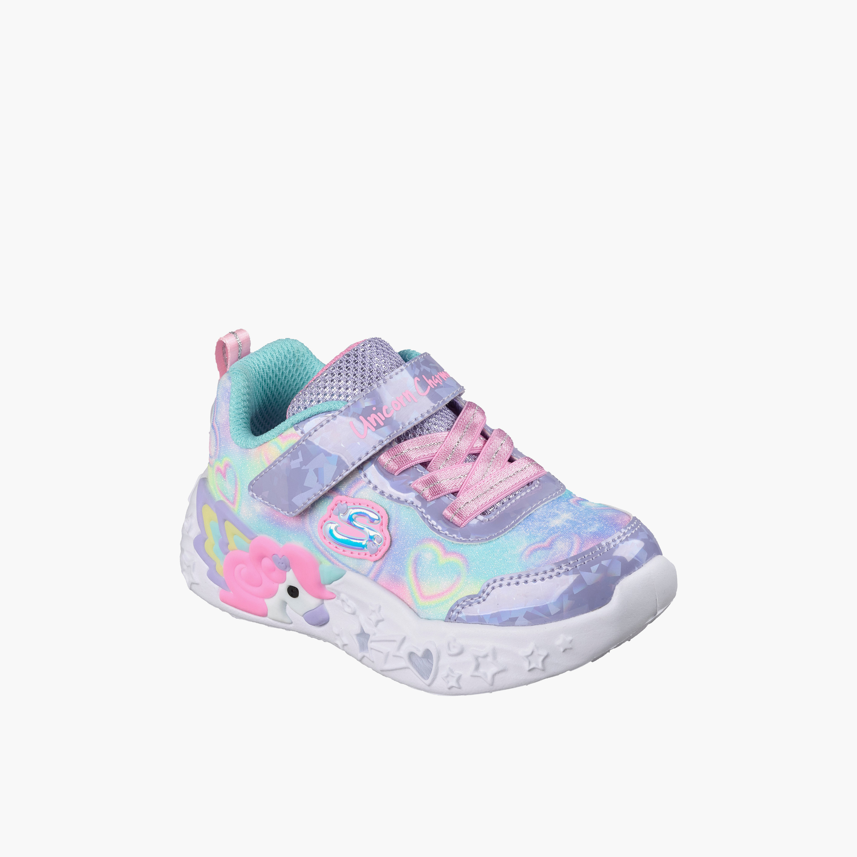 Skechers Girls UNICORN CHARMER Hook & Loop Sneakers-baby-girls-shoes-closedshoes-image-1