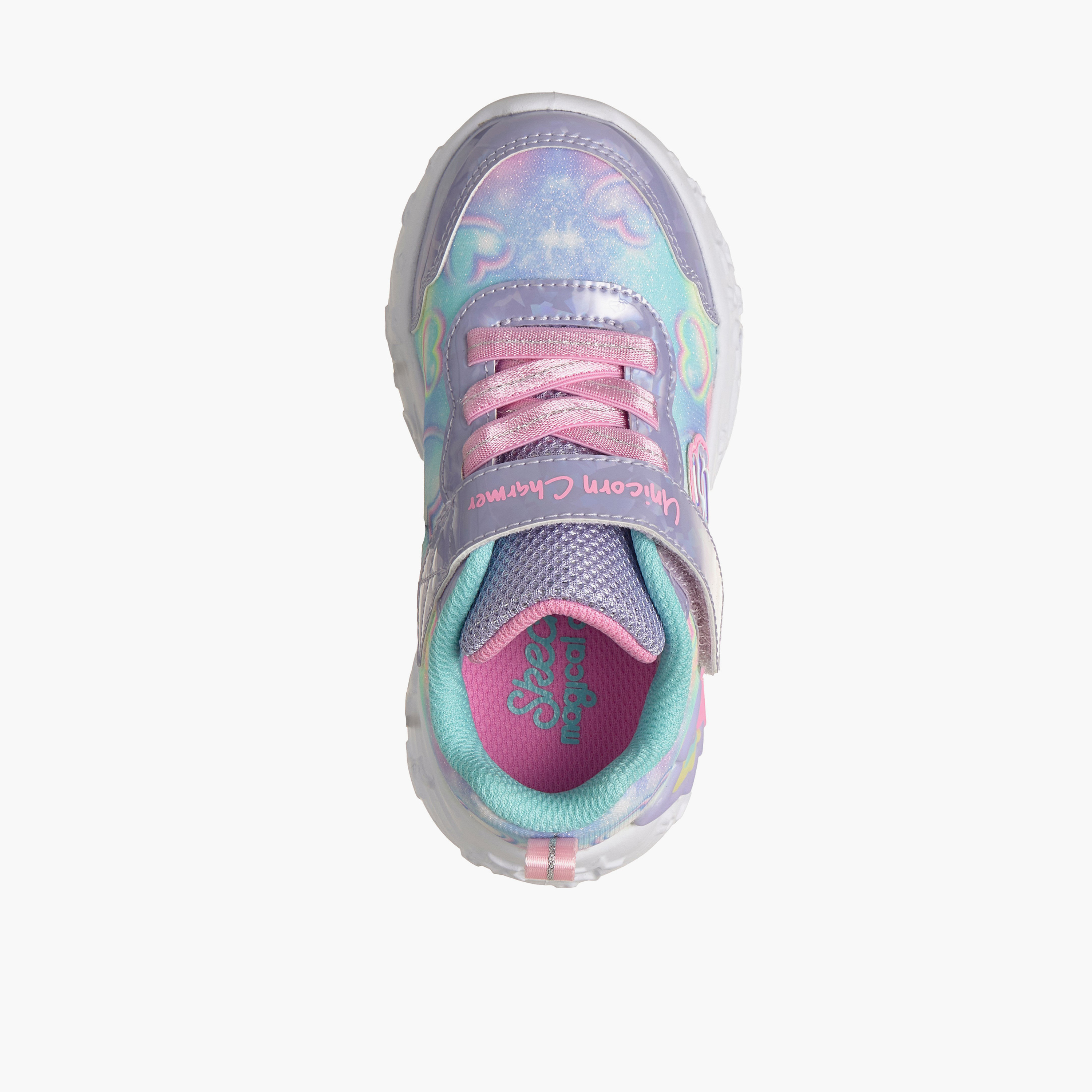 Skechers Girls UNICORN CHARMER Hook & Loop Sneakers-baby-girls-shoes-closedshoes-image-2