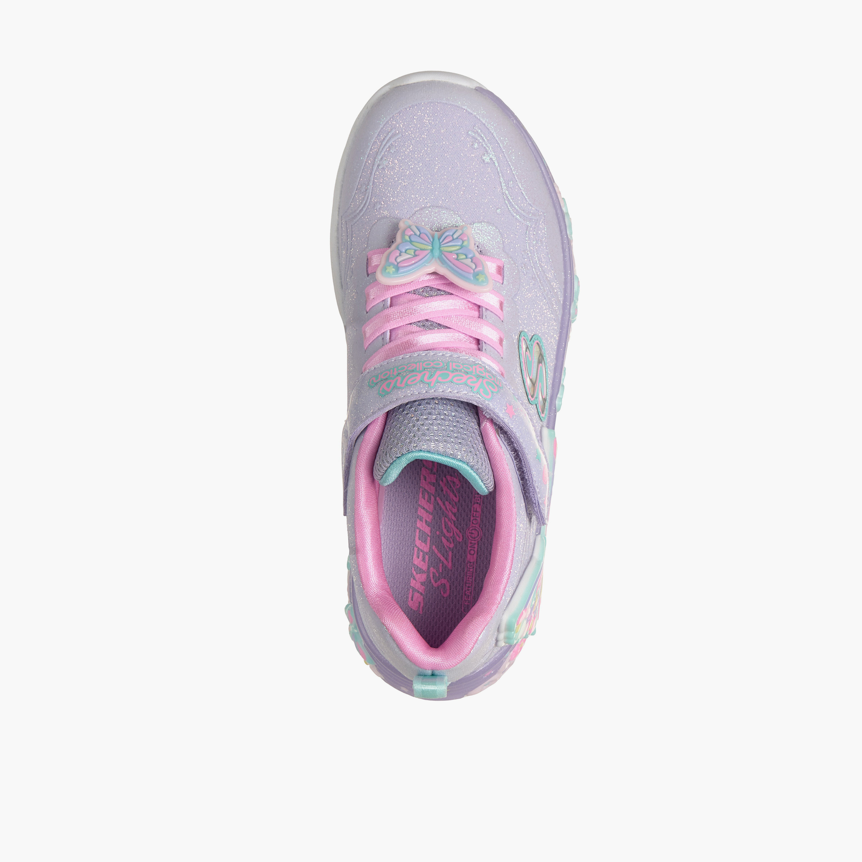 Skechers Girls BUTTERFLY BLISS Hook & Loop Sneakers-girls-shoes-sports-image-3
