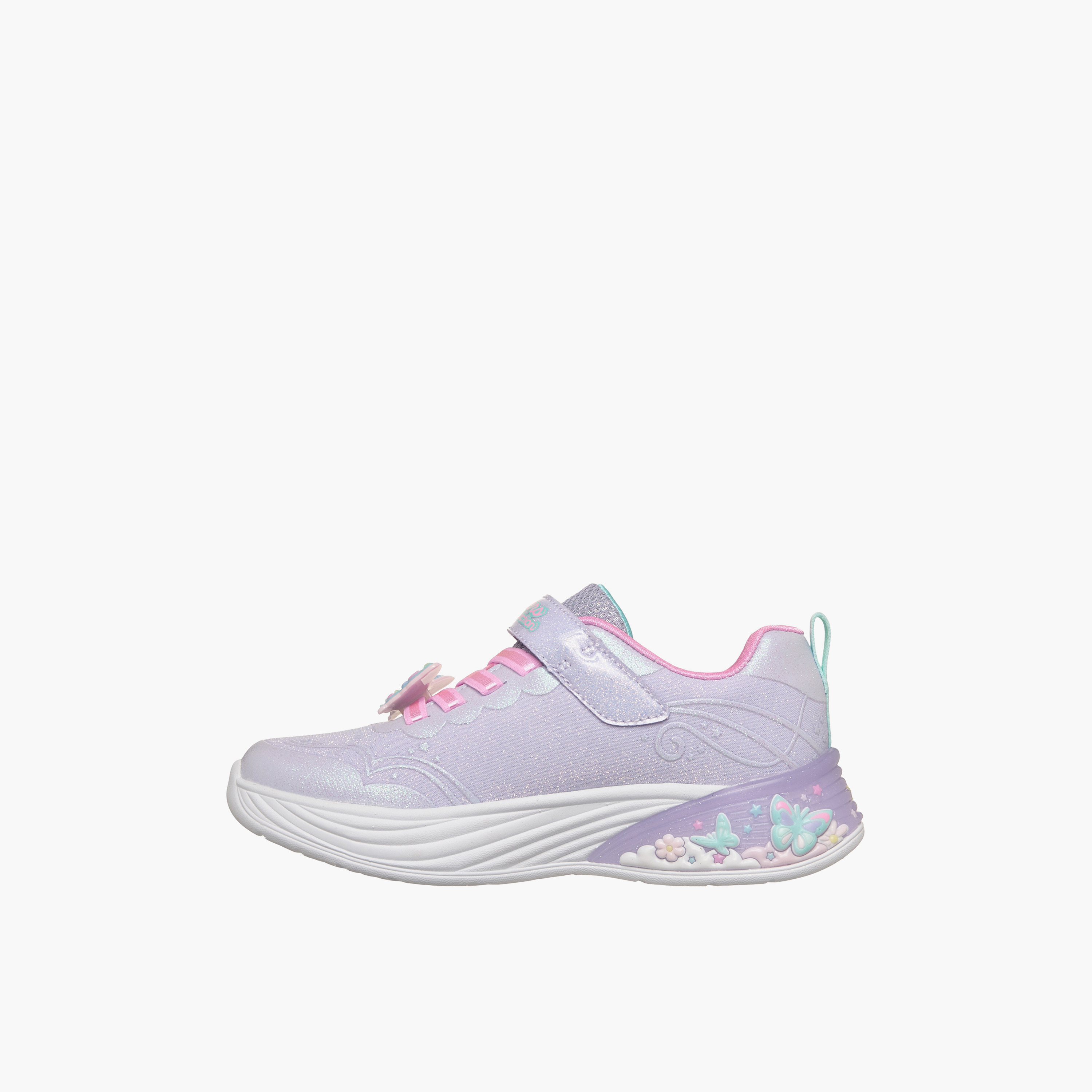 Skechers Girls BUTTERFLY BLISS Hook & Loop Sneakers-girls-shoes-sports-image-6