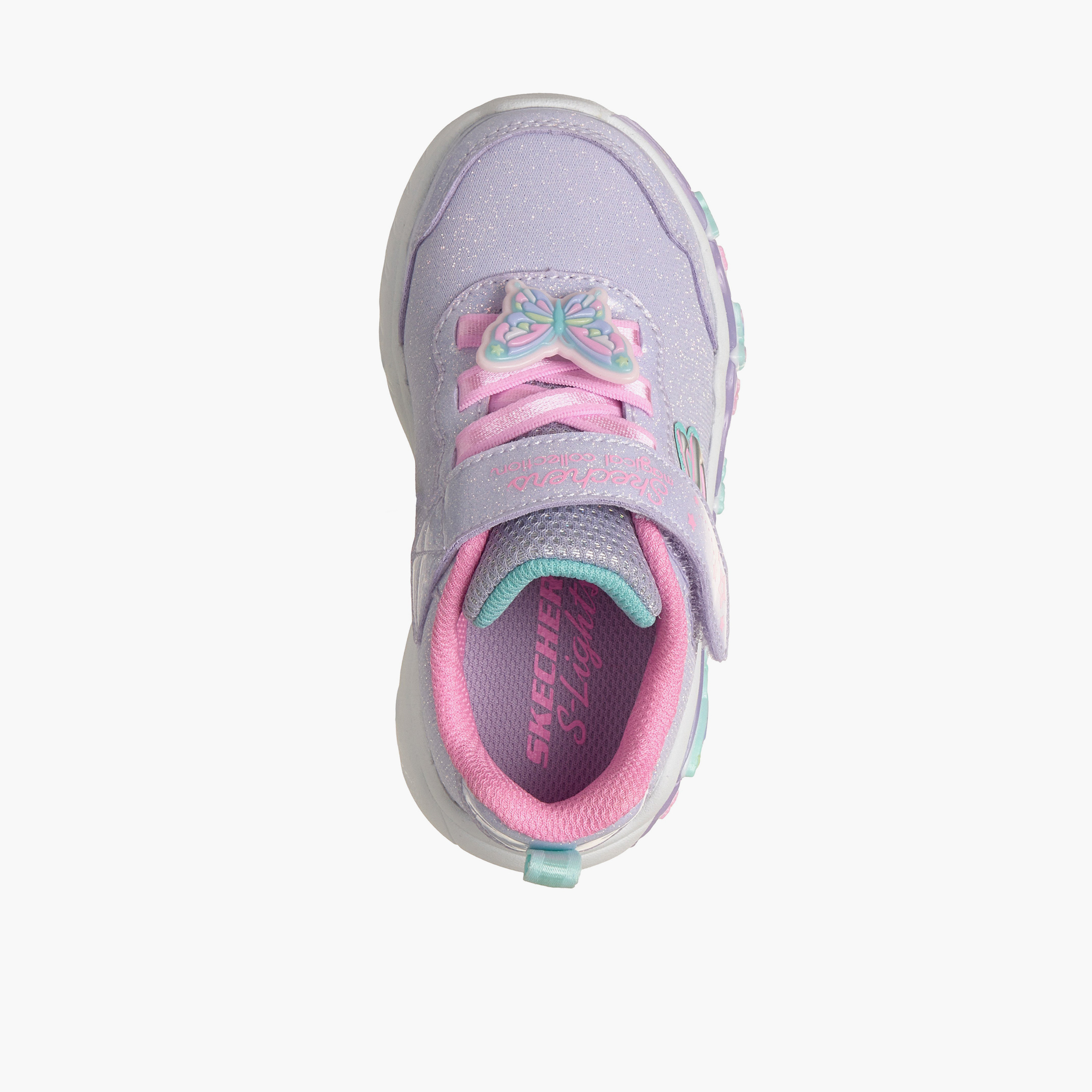 Skechers Girls LIL BUTTERFLY BLISS Hook & Loop Sneakers-baby-girls-shoes-closedshoes-image-3